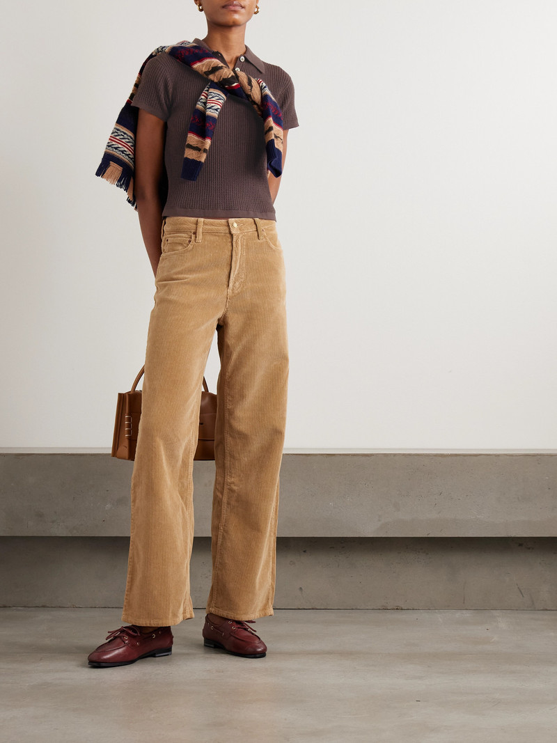 GUEST IN RESIDENCE Ribbed Cashmere Polo Sweater outlook