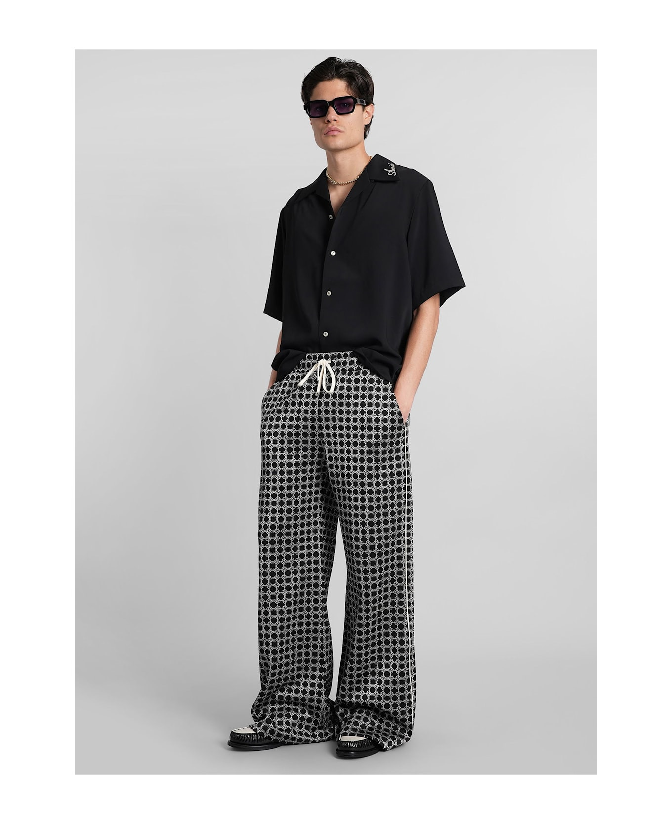 Pants In Black Polyamide - 2