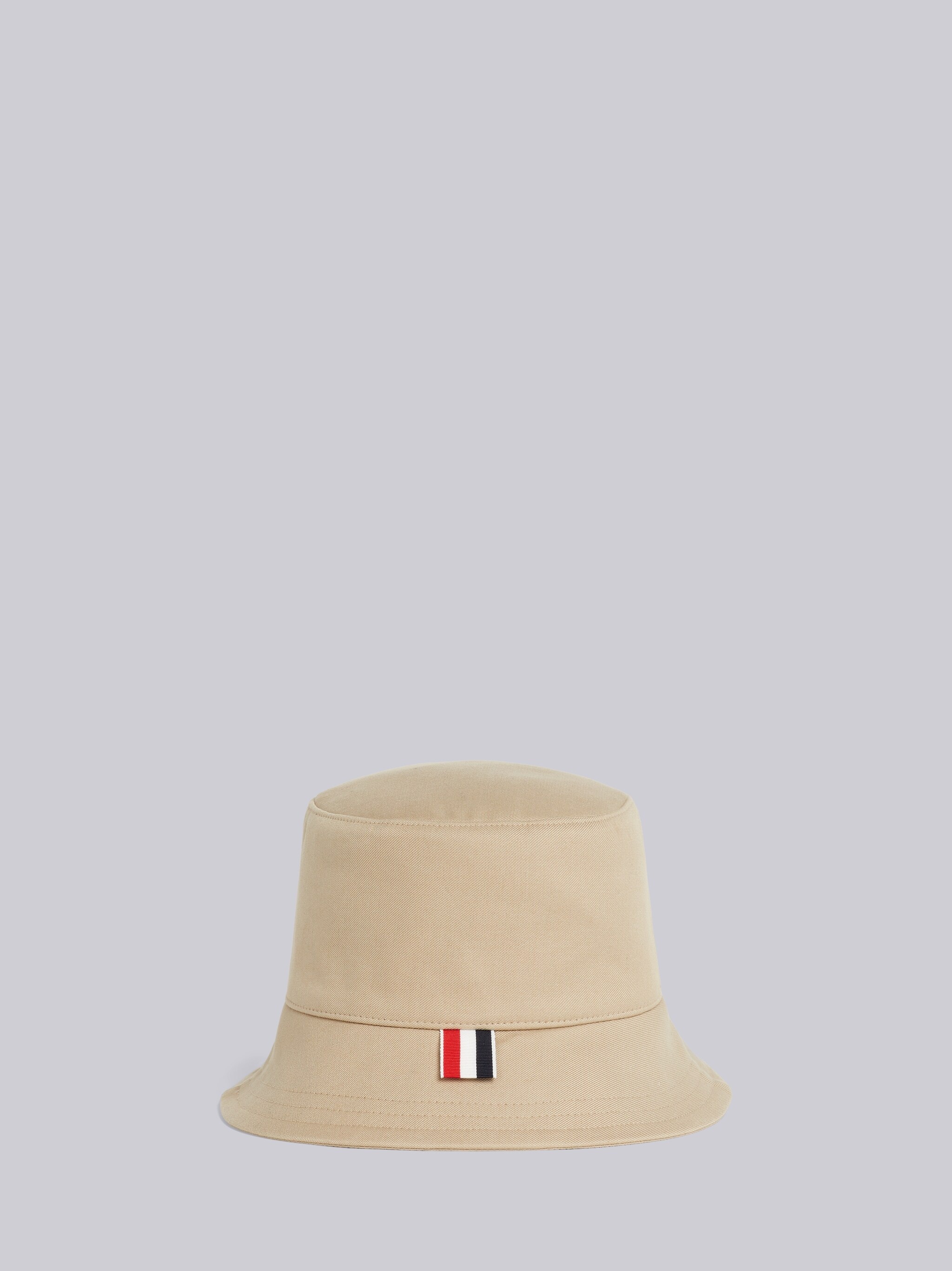 Camel Cotton Suiting Engineered 4-Bar Bucket Hat - 4