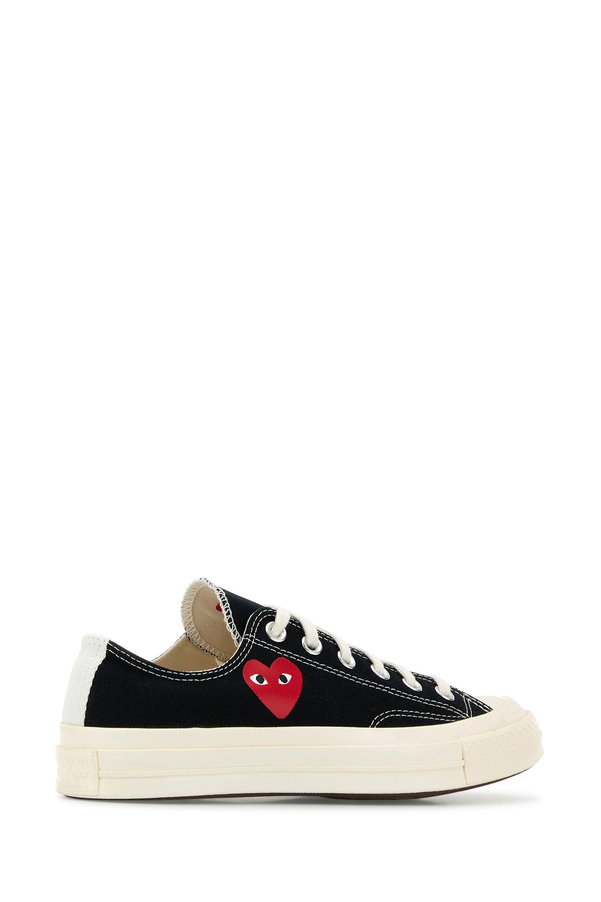 Black canvas Comme Des Garçons X Converse sneakers - 3