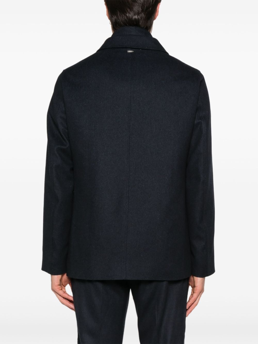 three-button zipped jacket - 4