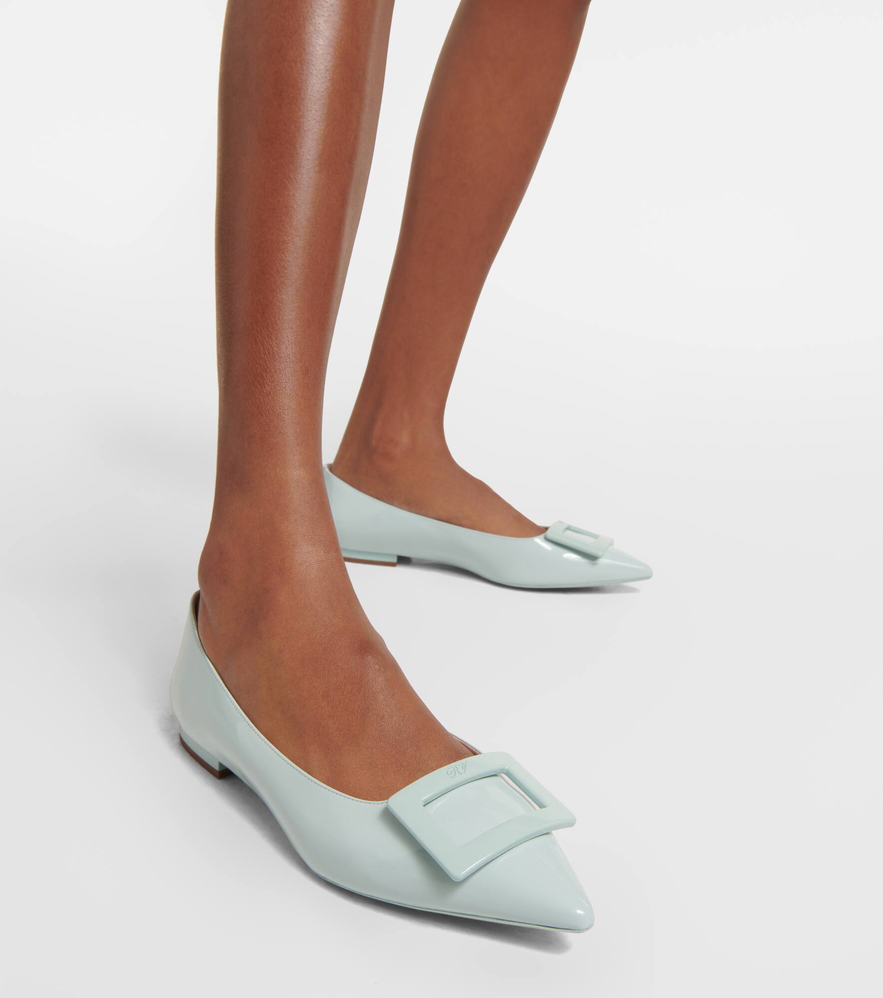 Gommettine patent leather ballet flats - 3