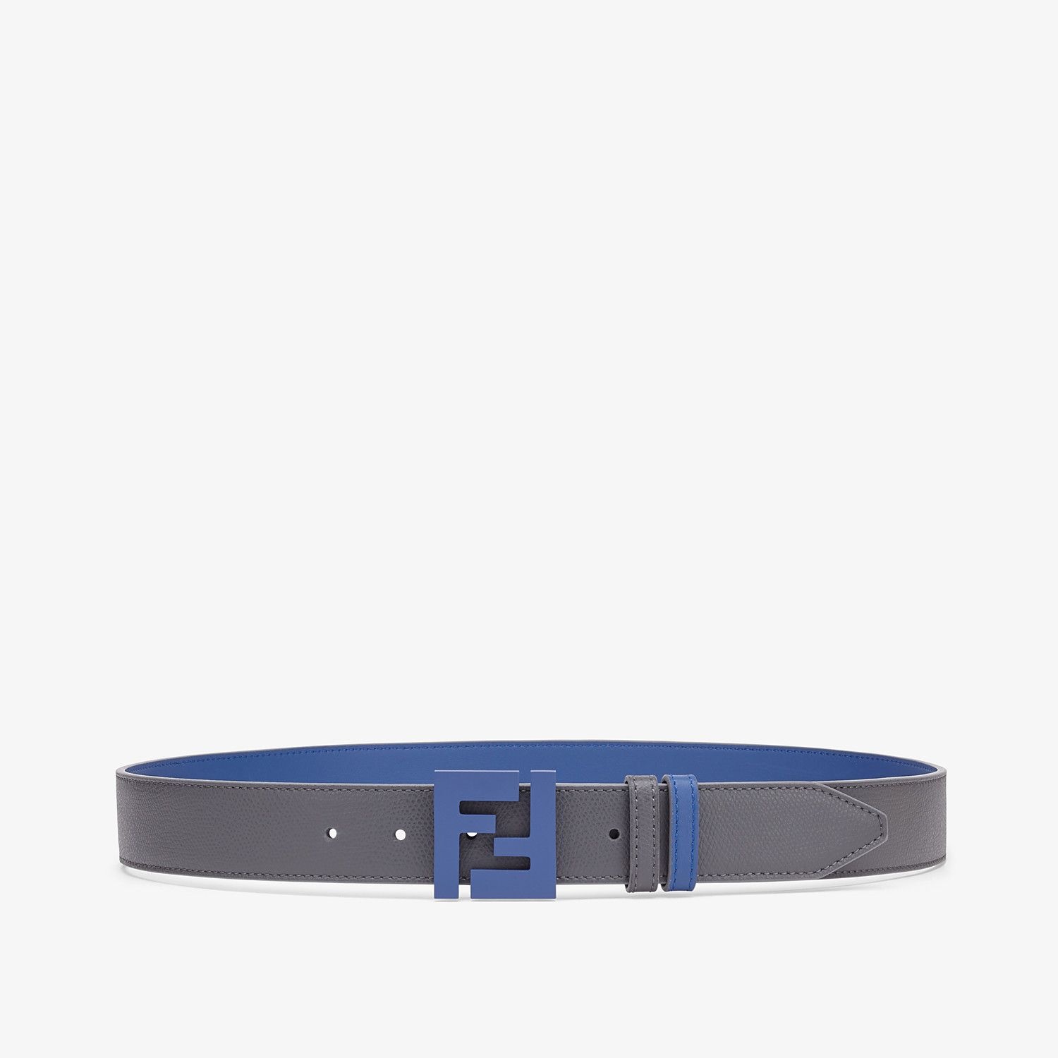 Black leather belt - 1