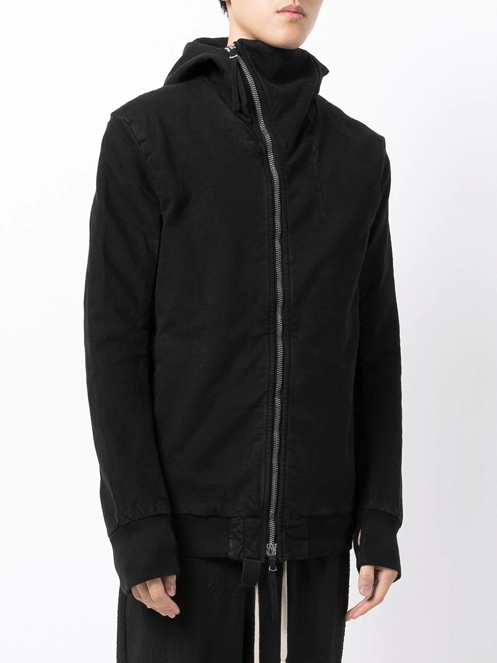 zipped hooded jacket - 3