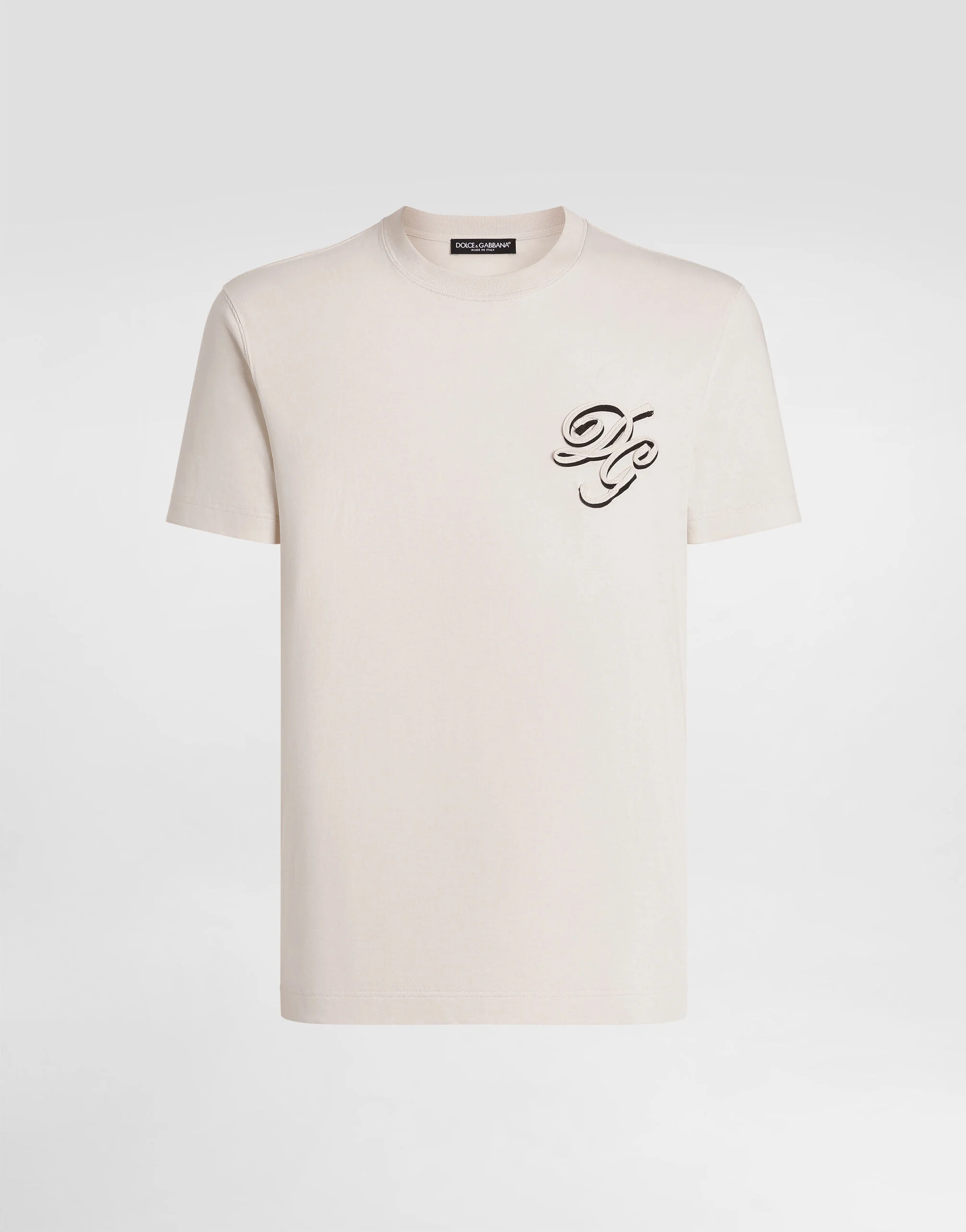 Cotton t-shirt with embroidery - 1