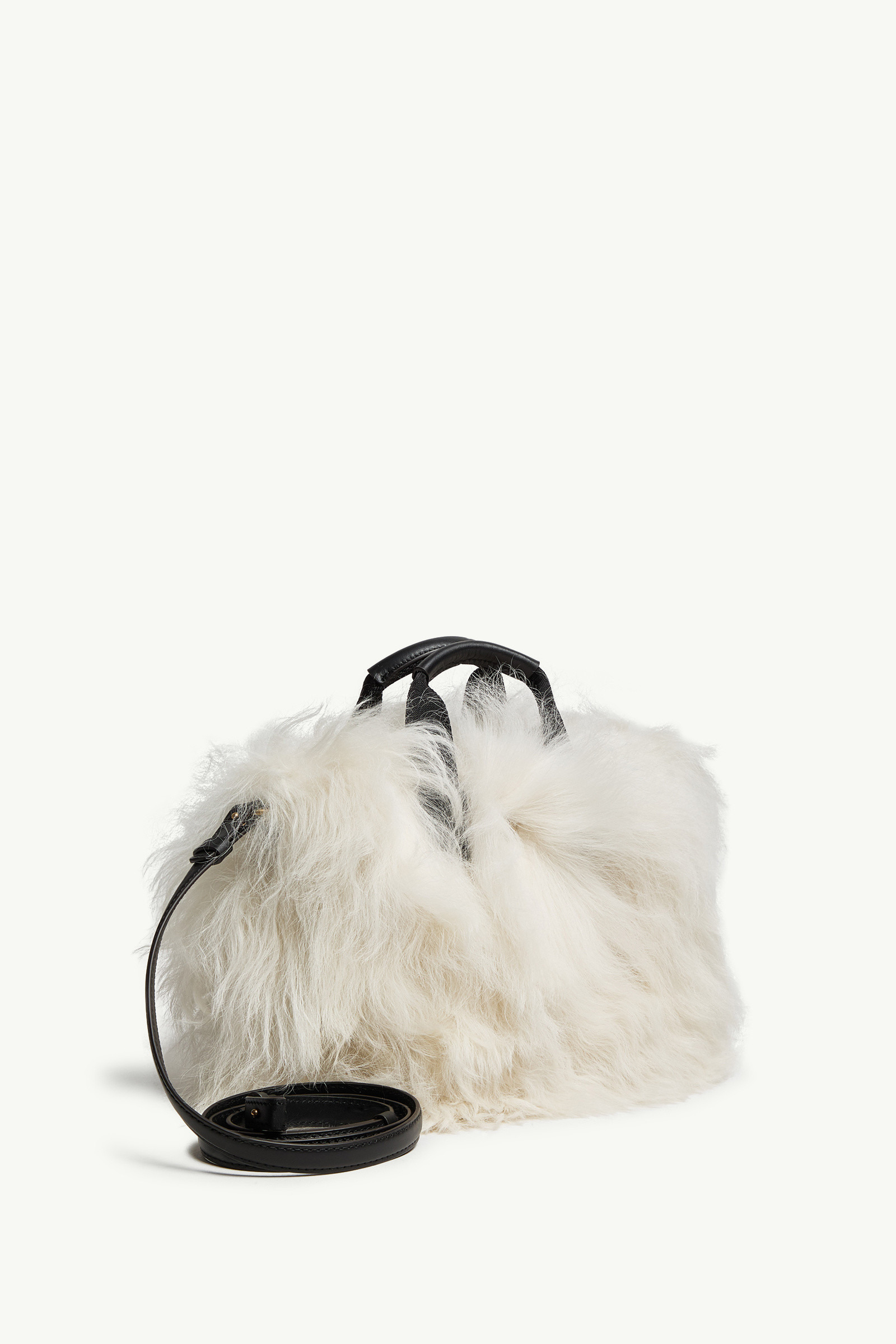 Micro Caradoc Shearling Tote Bag - 3