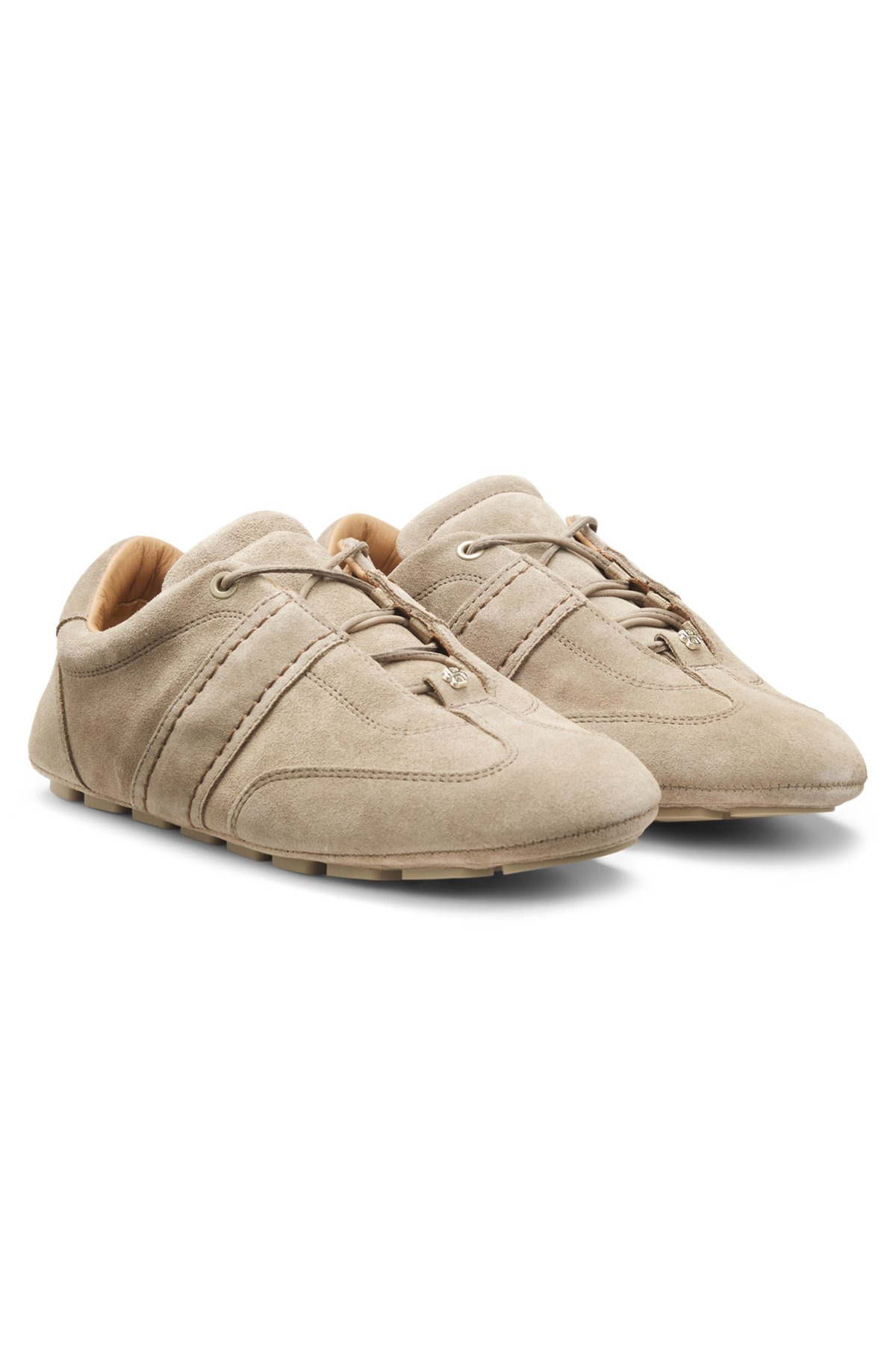SUEDE TRAINERS WITH DOUBLE B MONOGRAM - 2