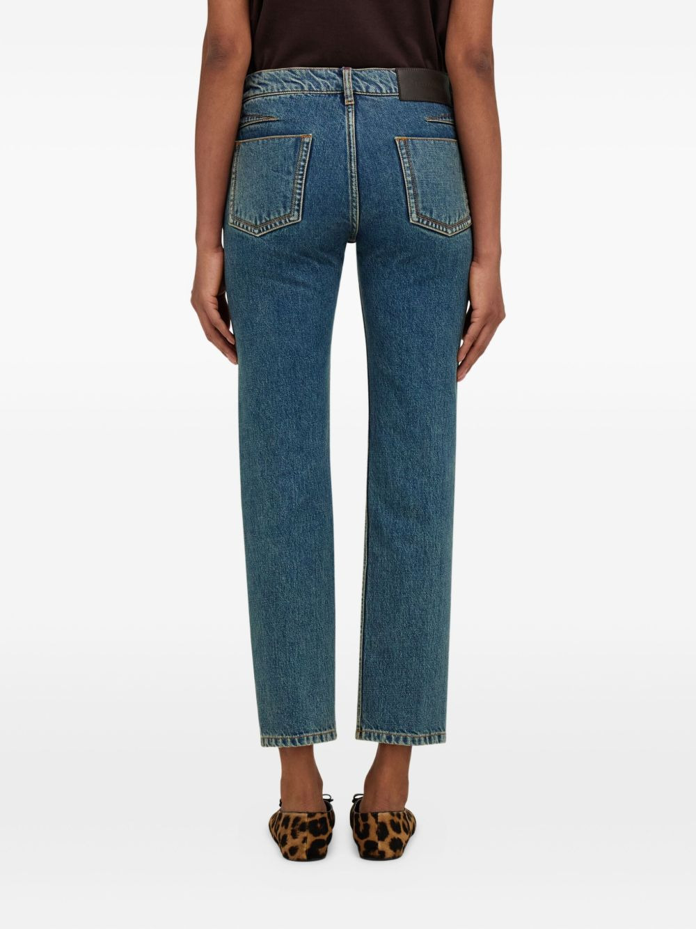 stonewash five-pocket jeans - 4