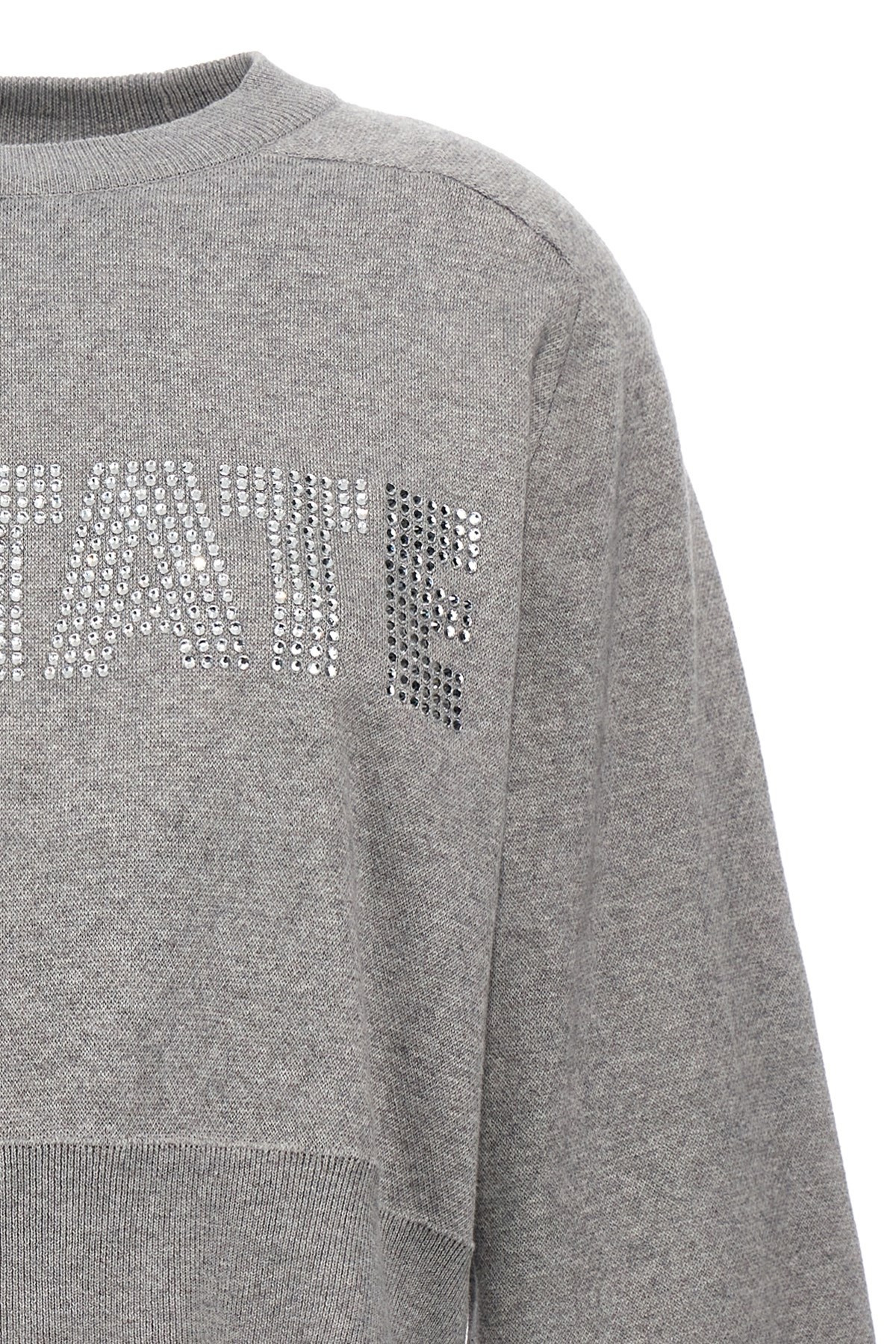 'Firm Knit Cropped' sweater - 4