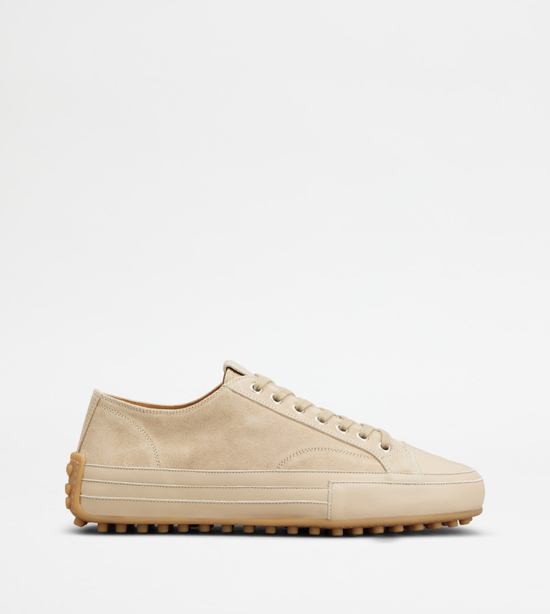 SNEAKERS IN SUEDE - BEIGE 1