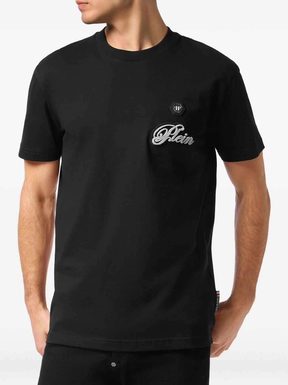 logo-embroidered T-shirt - 2