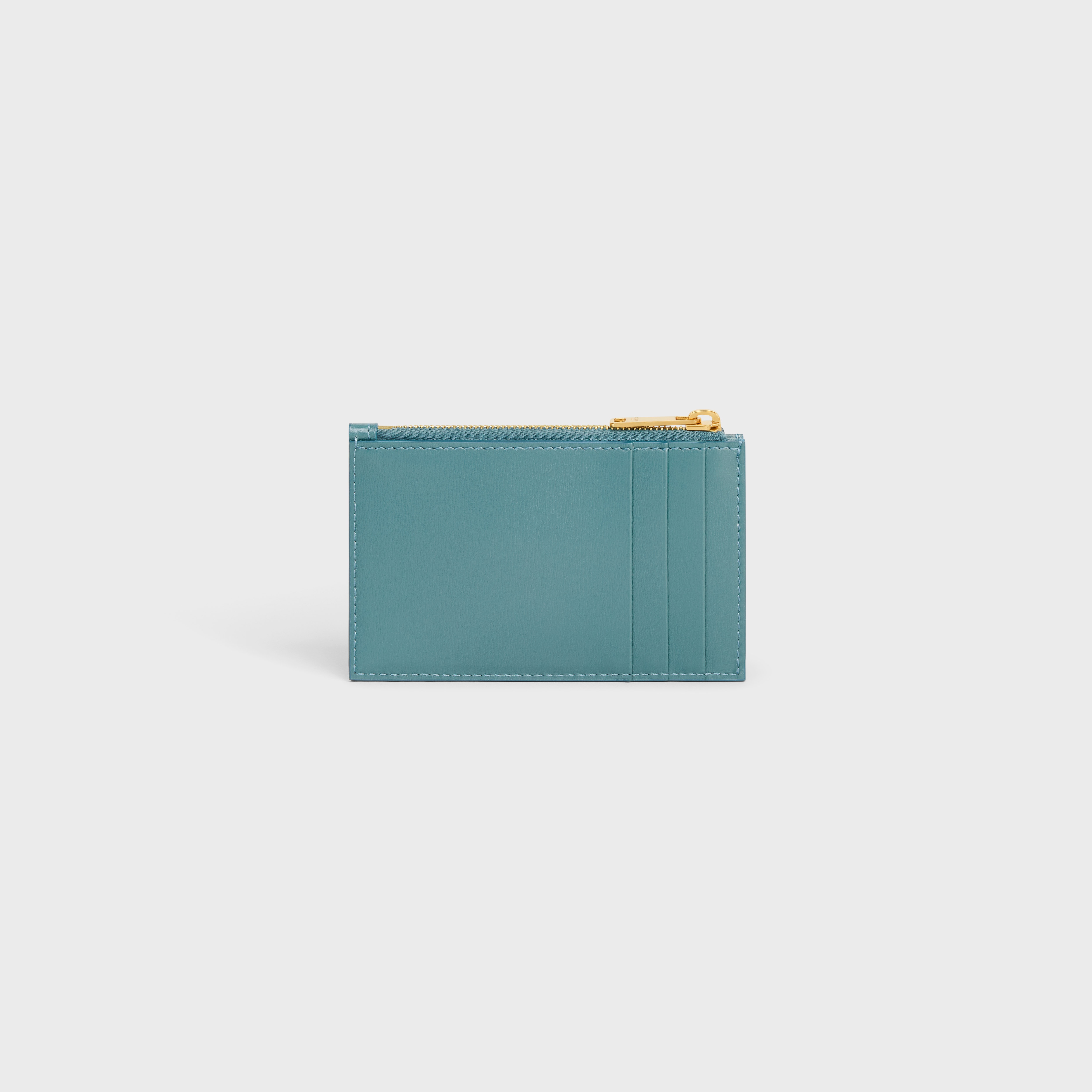 Zipped Card Holder in Smooth Calfskin - 3