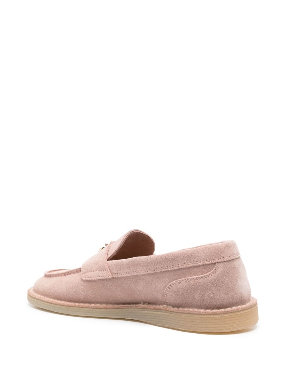 logo-plaque loafers - 3