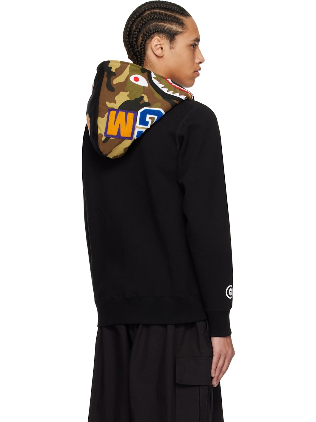 Black 1st Shark Full Zip Hoodie - 3