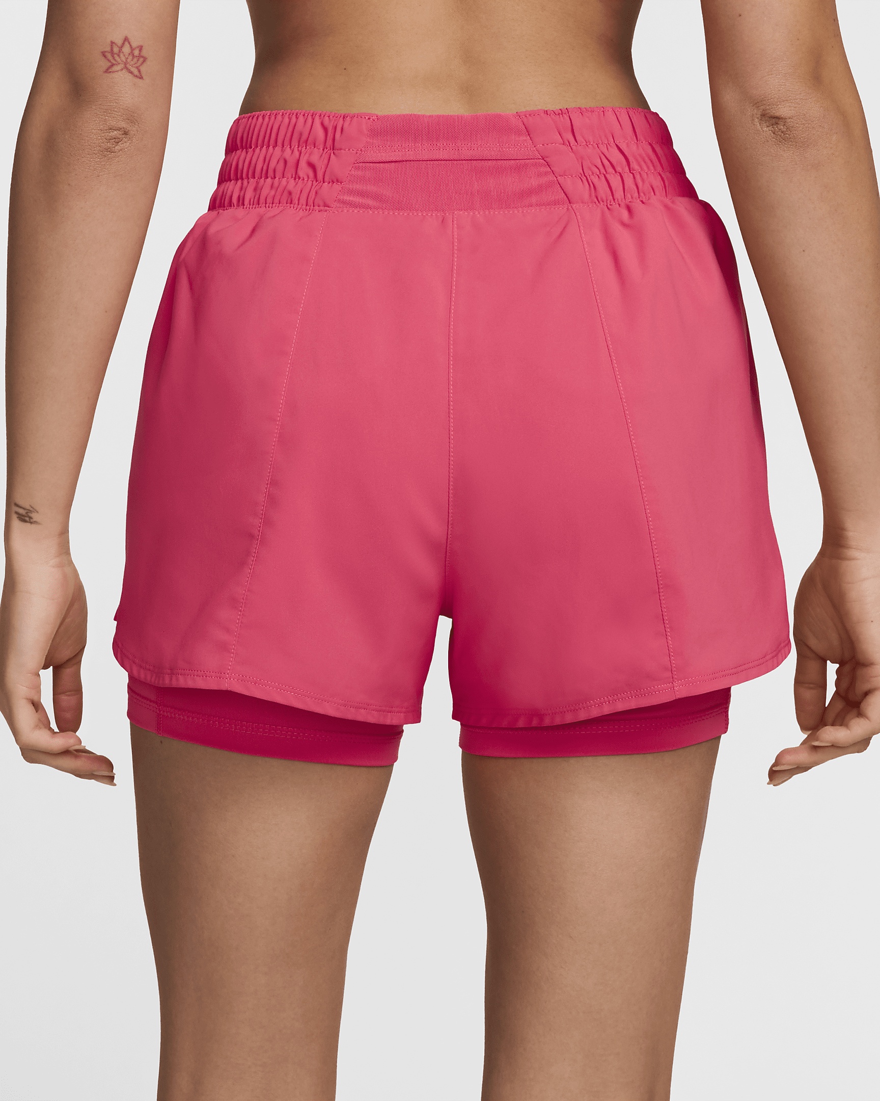 Nike One Women's Dri-FIT High-Waisted 3" 2-in-1 Shorts - 3