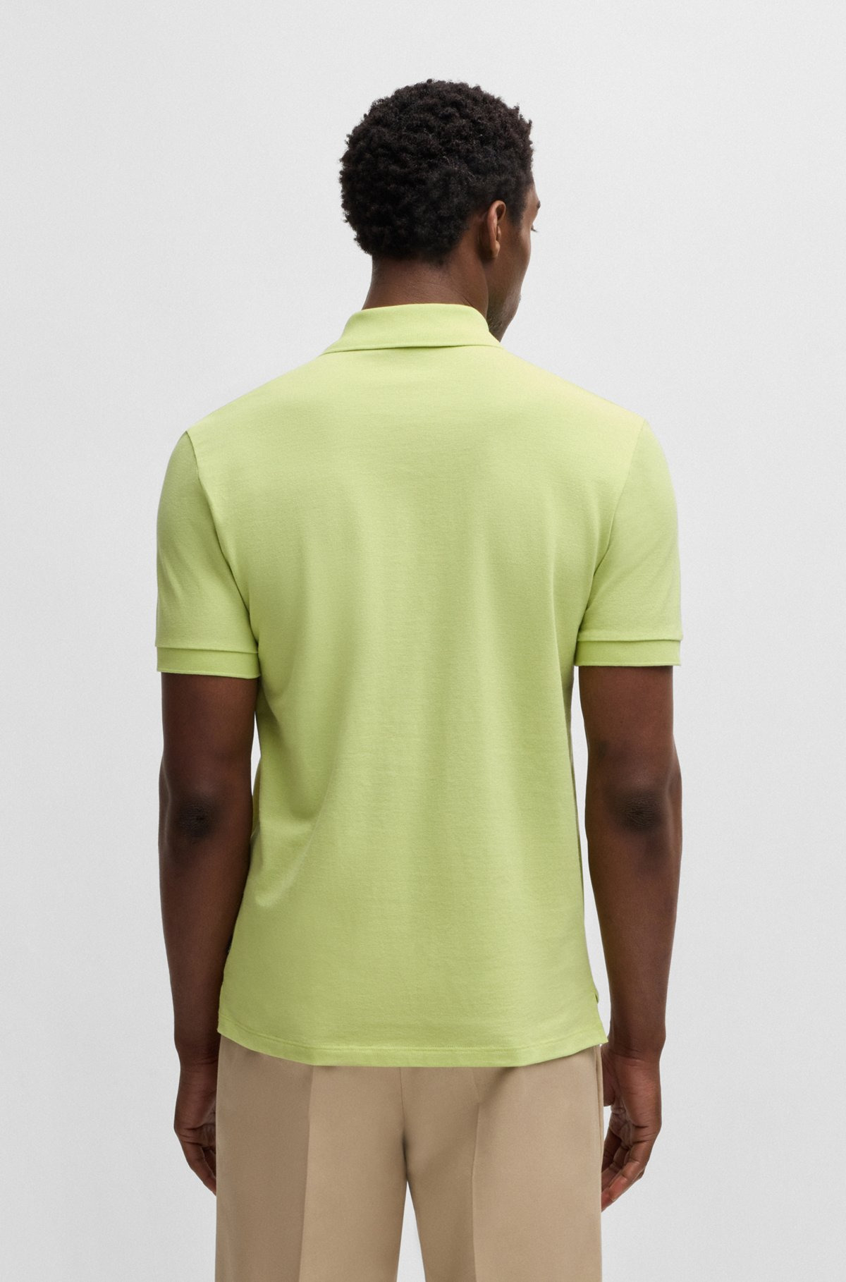 PALLAS REGULAR-FIT POLO SHIRT IN COTTON WITH EMBROIDERED LOGO - 5