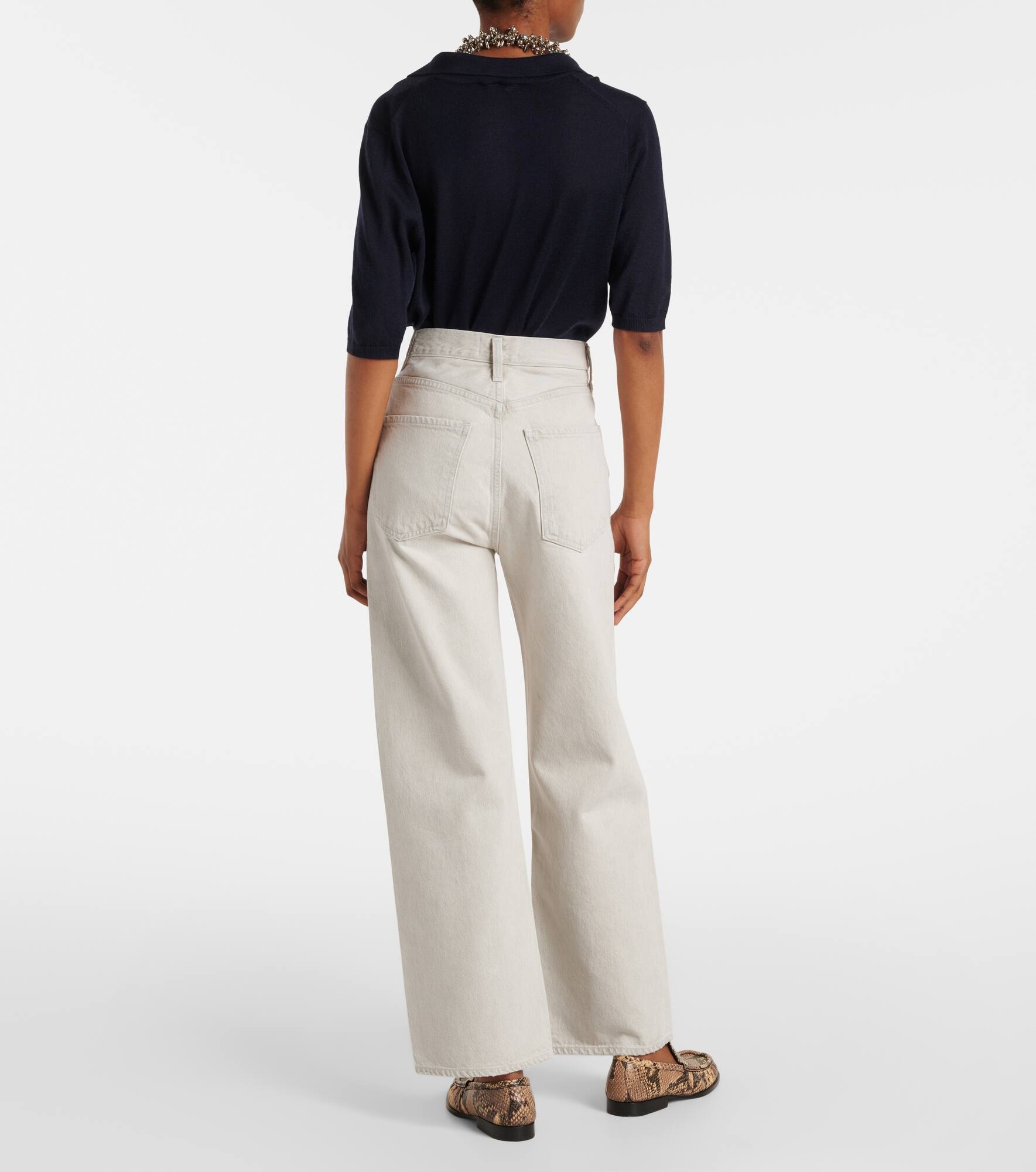 Ren high-rise wide-leg jeans - 3