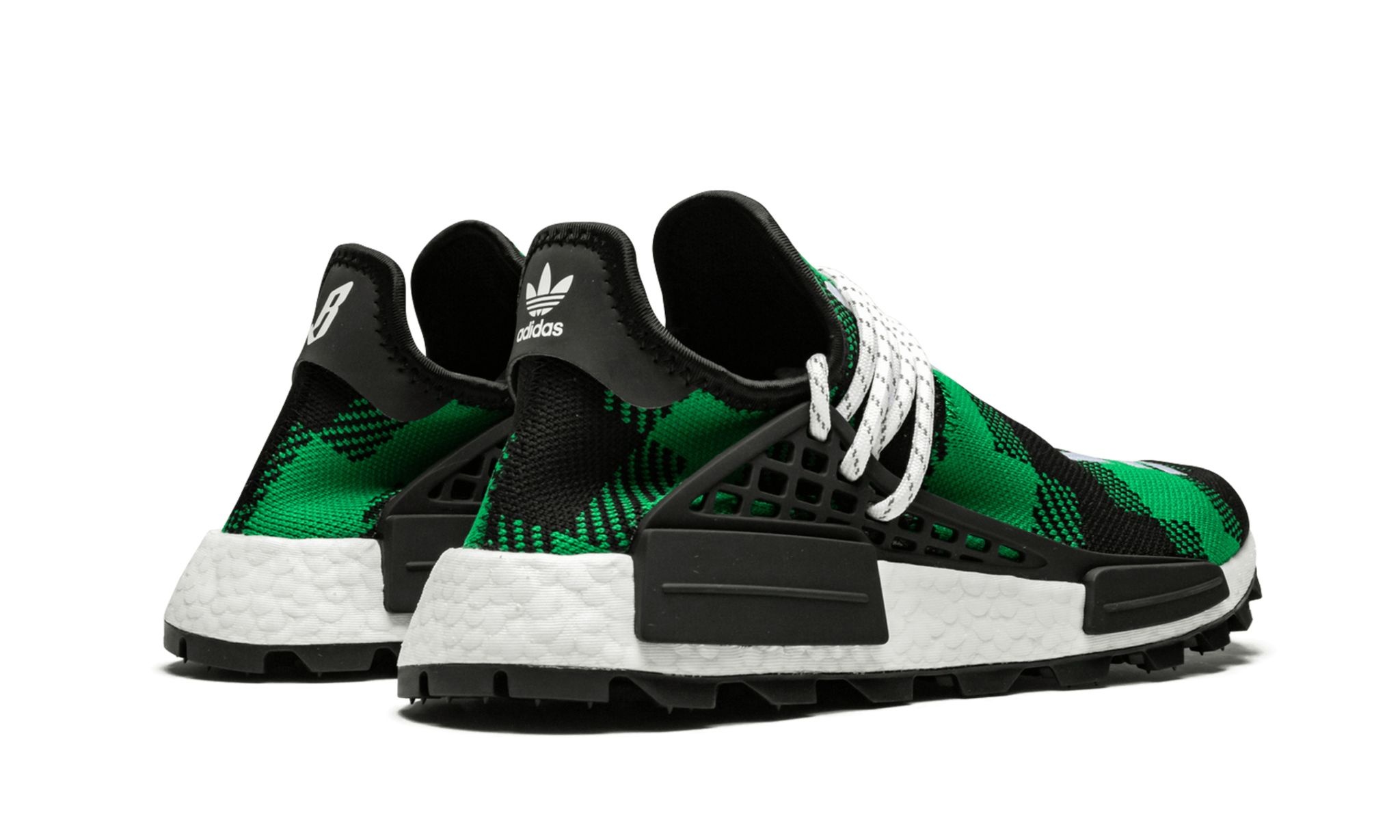 NMD Humanrace "Pharrell Williams X Billionaire Boys Club - Plaid Pack Green" - 3