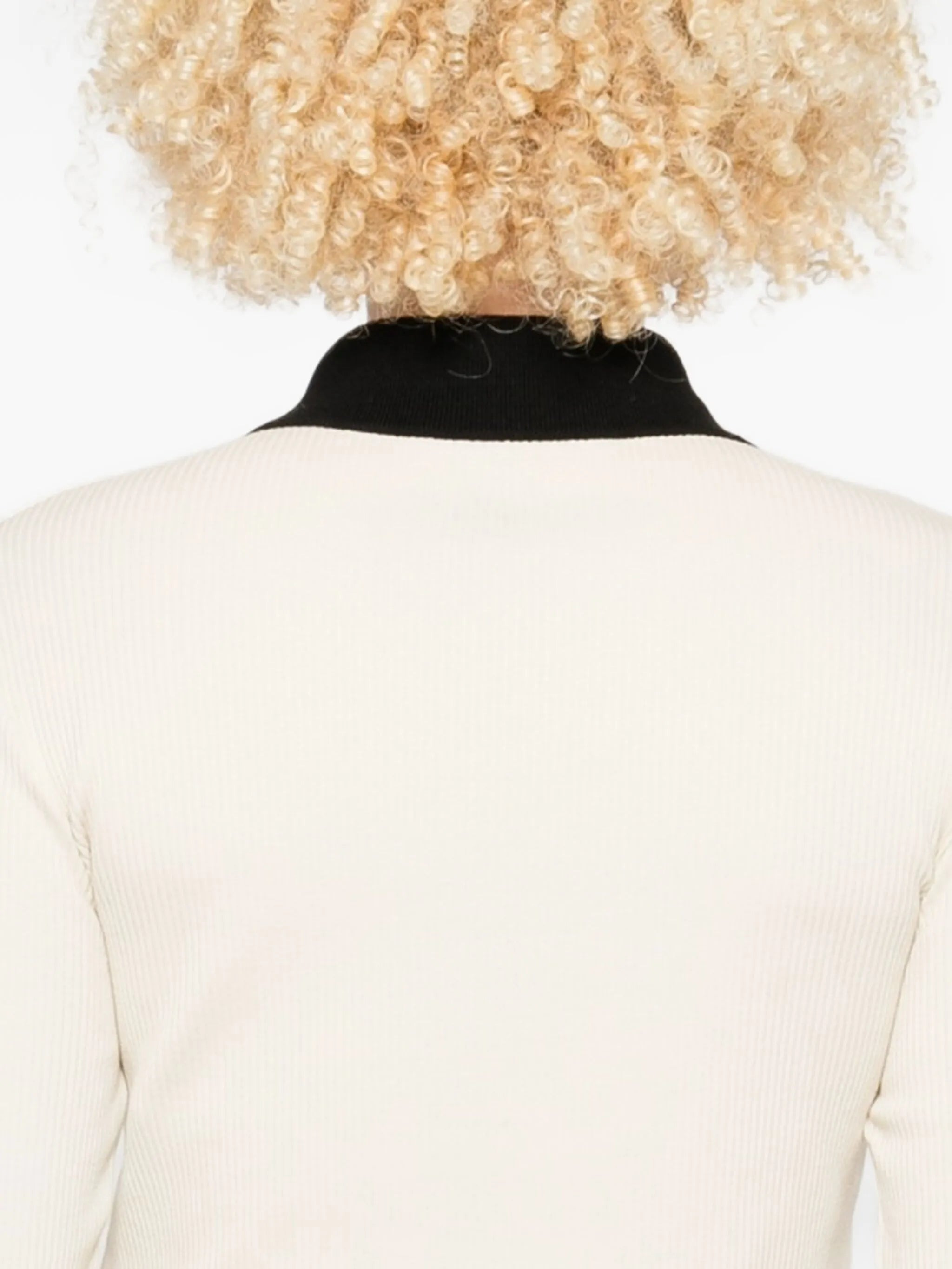 Amiri Ribbed-knit Polo Top - 4