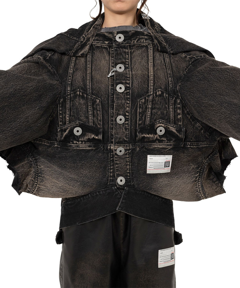 Reversed Front Denim Jacket 10