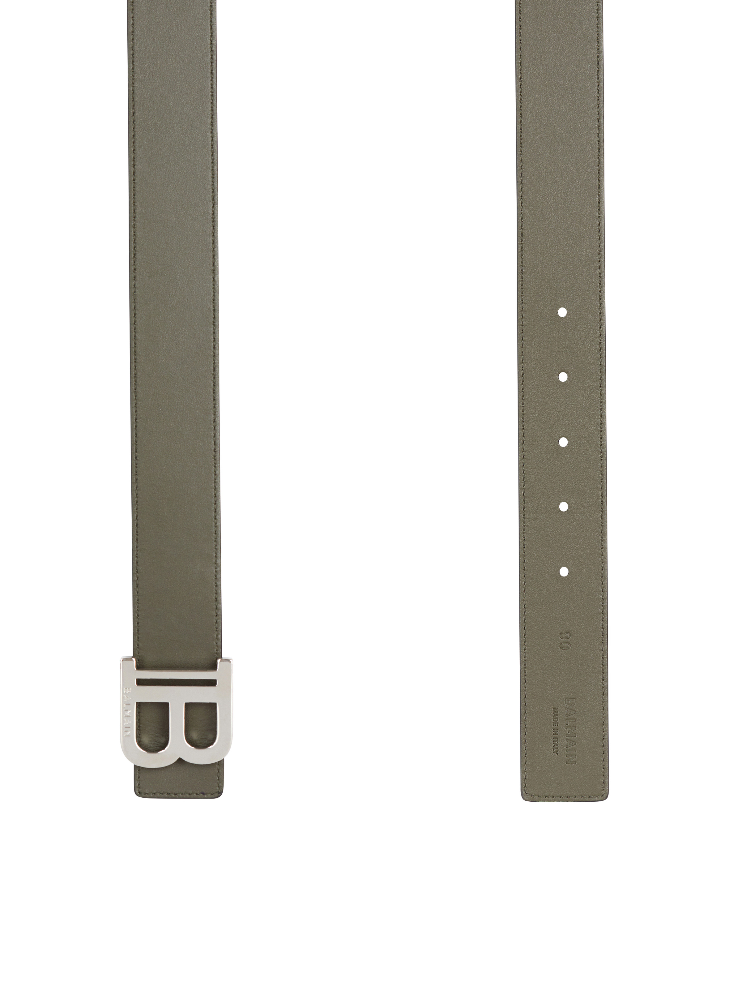 Reversible leather B-Belt - 4