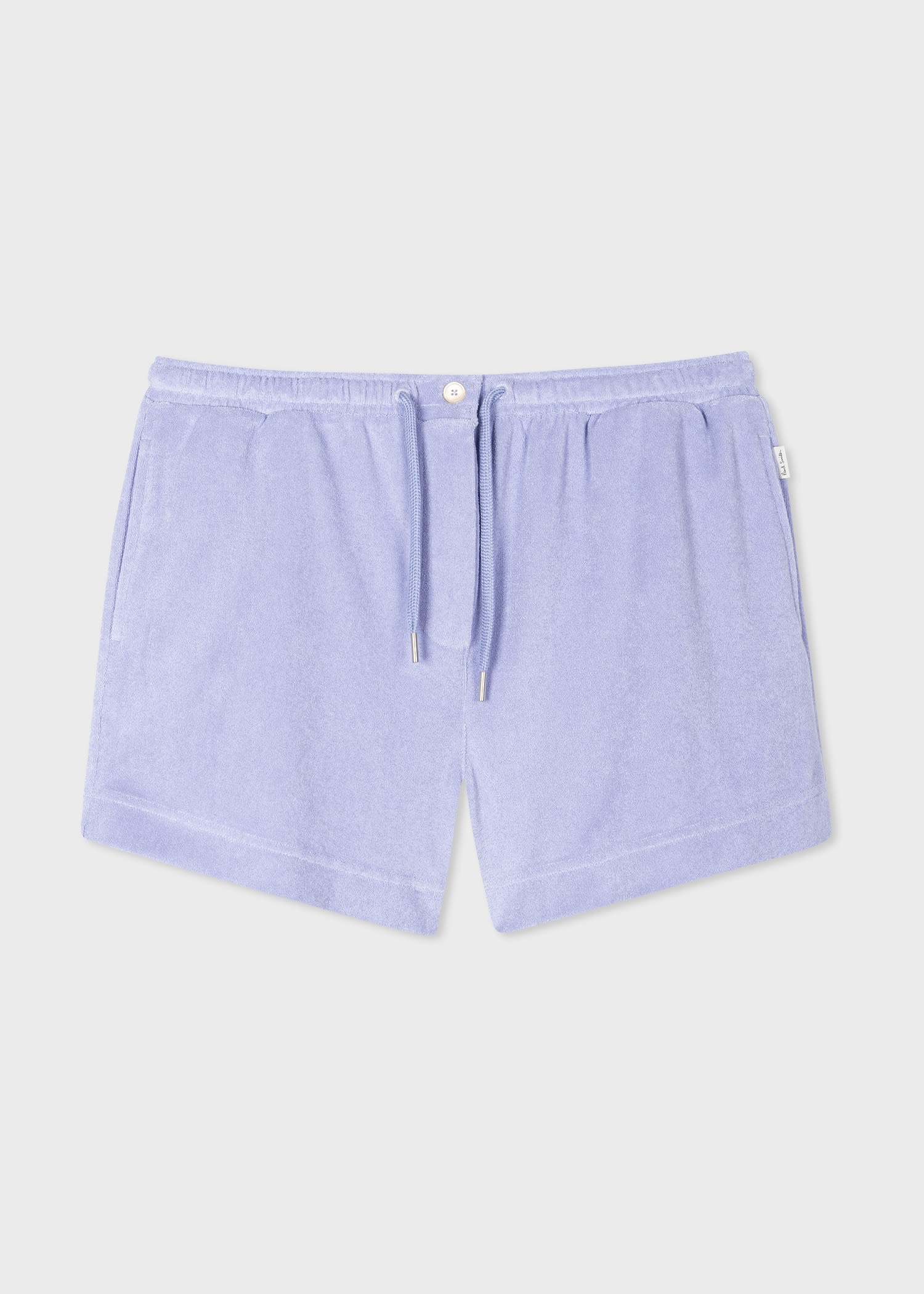 Cornflower Blue Towelling Shorts - 1