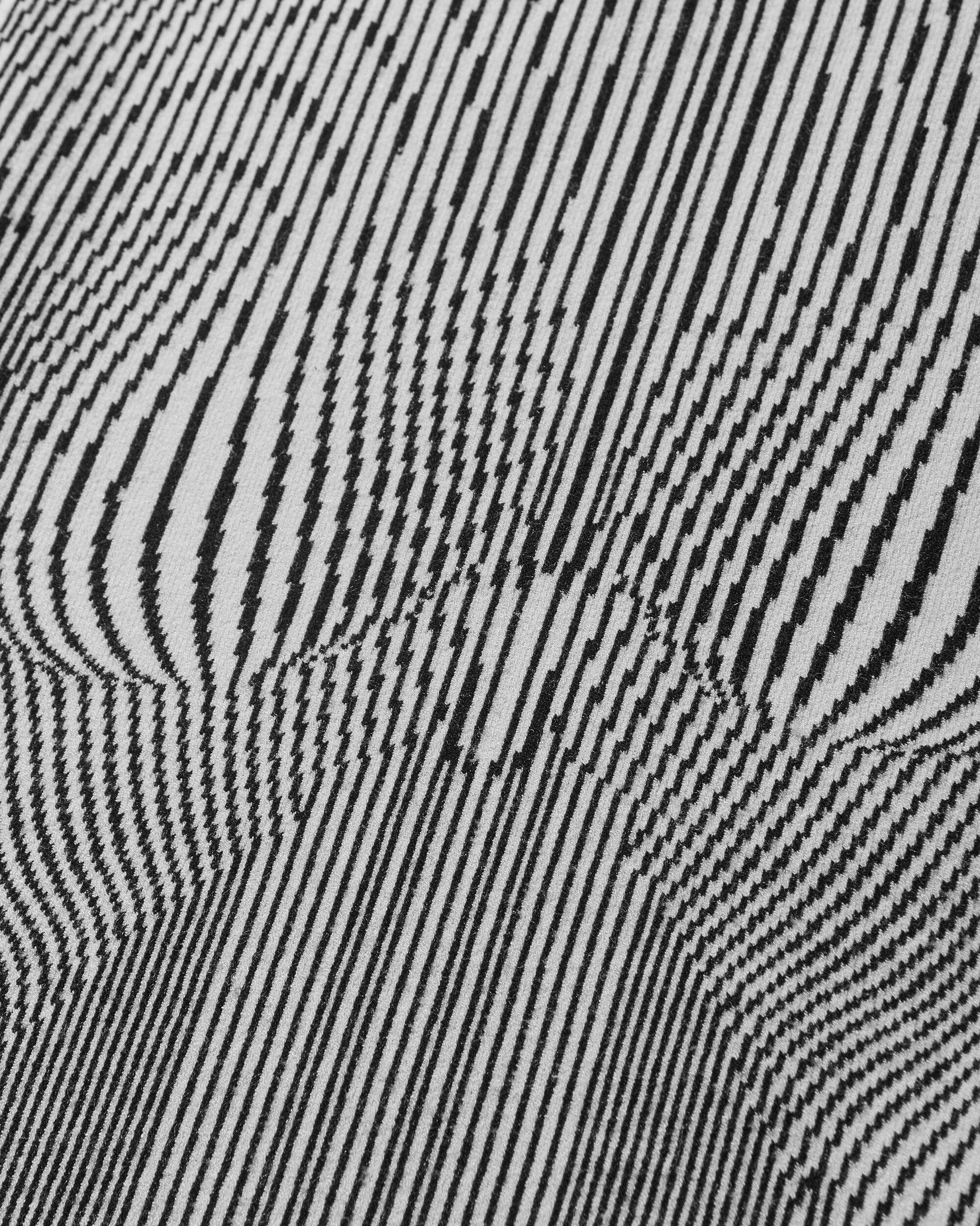 Women's Morphing Pinstripes Jacquard Dress White / Black - 3