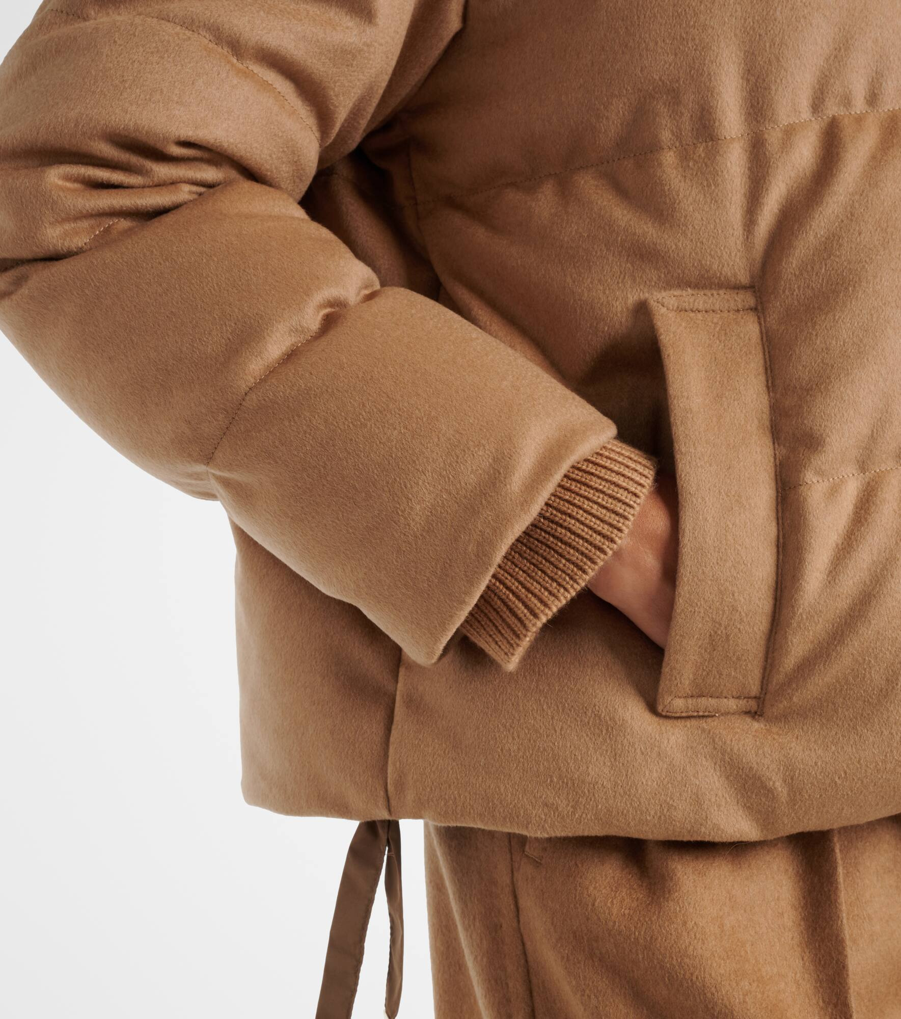 Diego reversible camel hair down jacket - 5