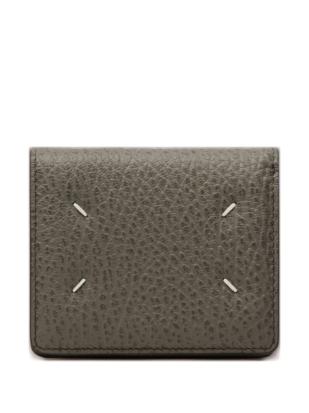four-stitches leather cardholder - 1