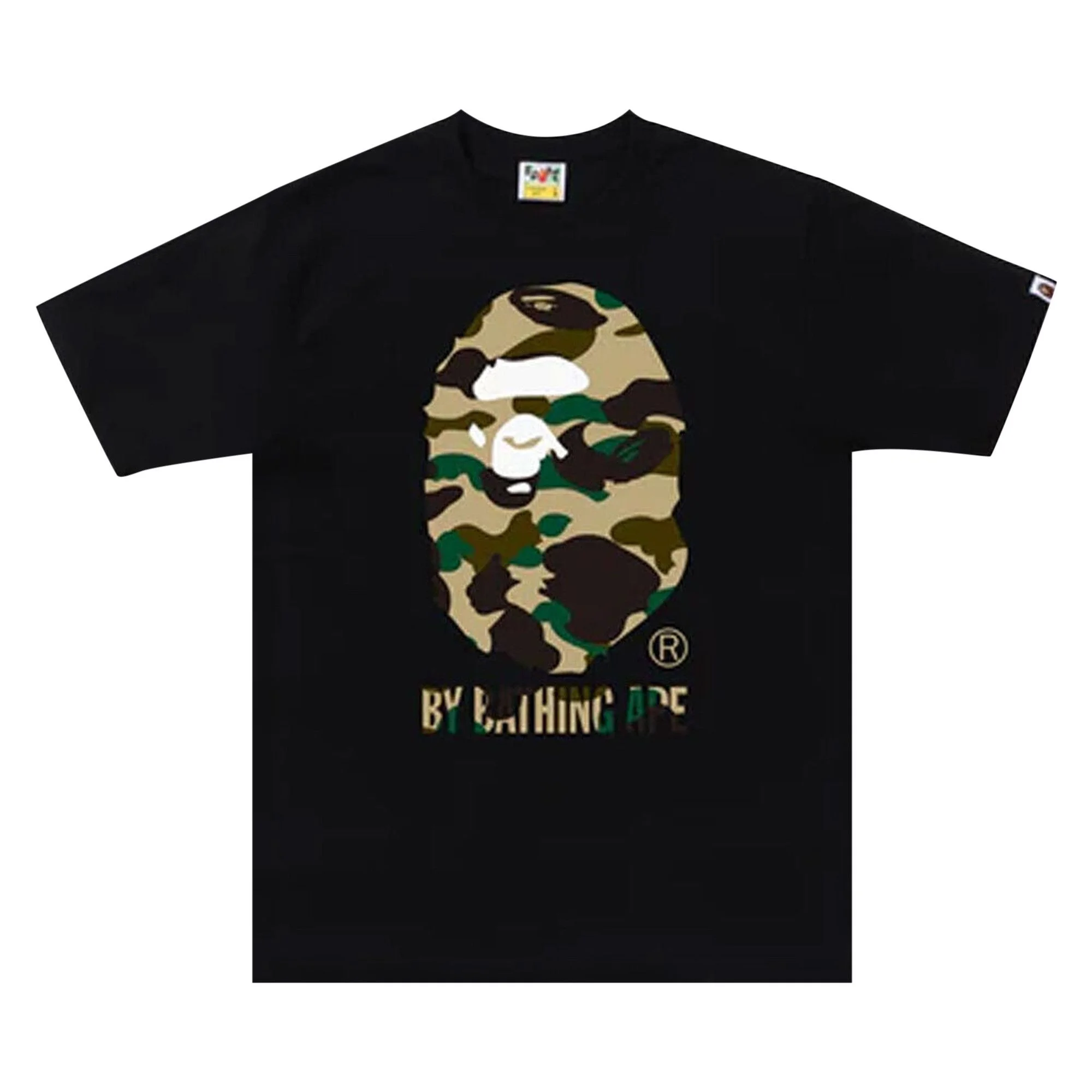 BAPE 1st Camo By Bathing Ape Tee 'Black/Yellow' - 1