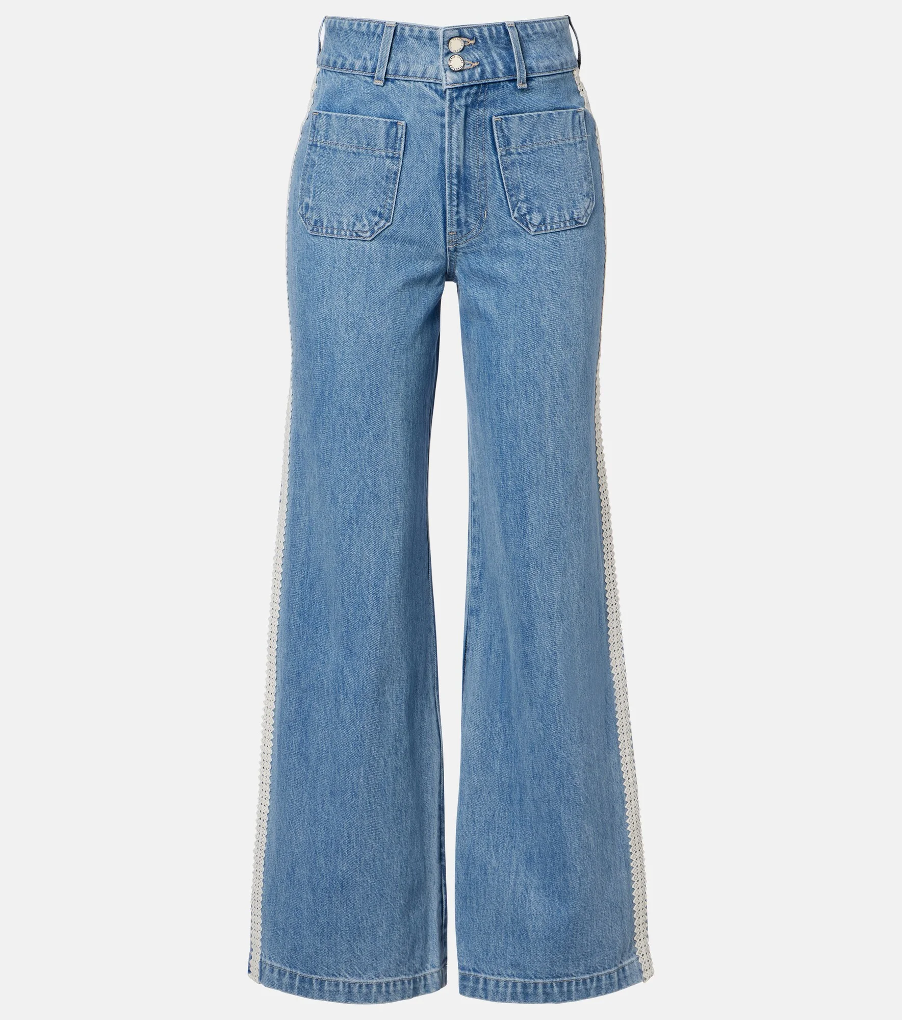 Taylor high-rise wide-leg jeans - 1
