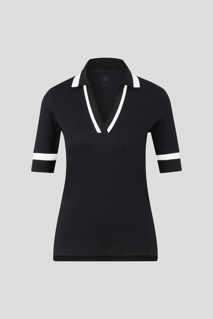 Elonie Functional polo shirt in Black - 1
