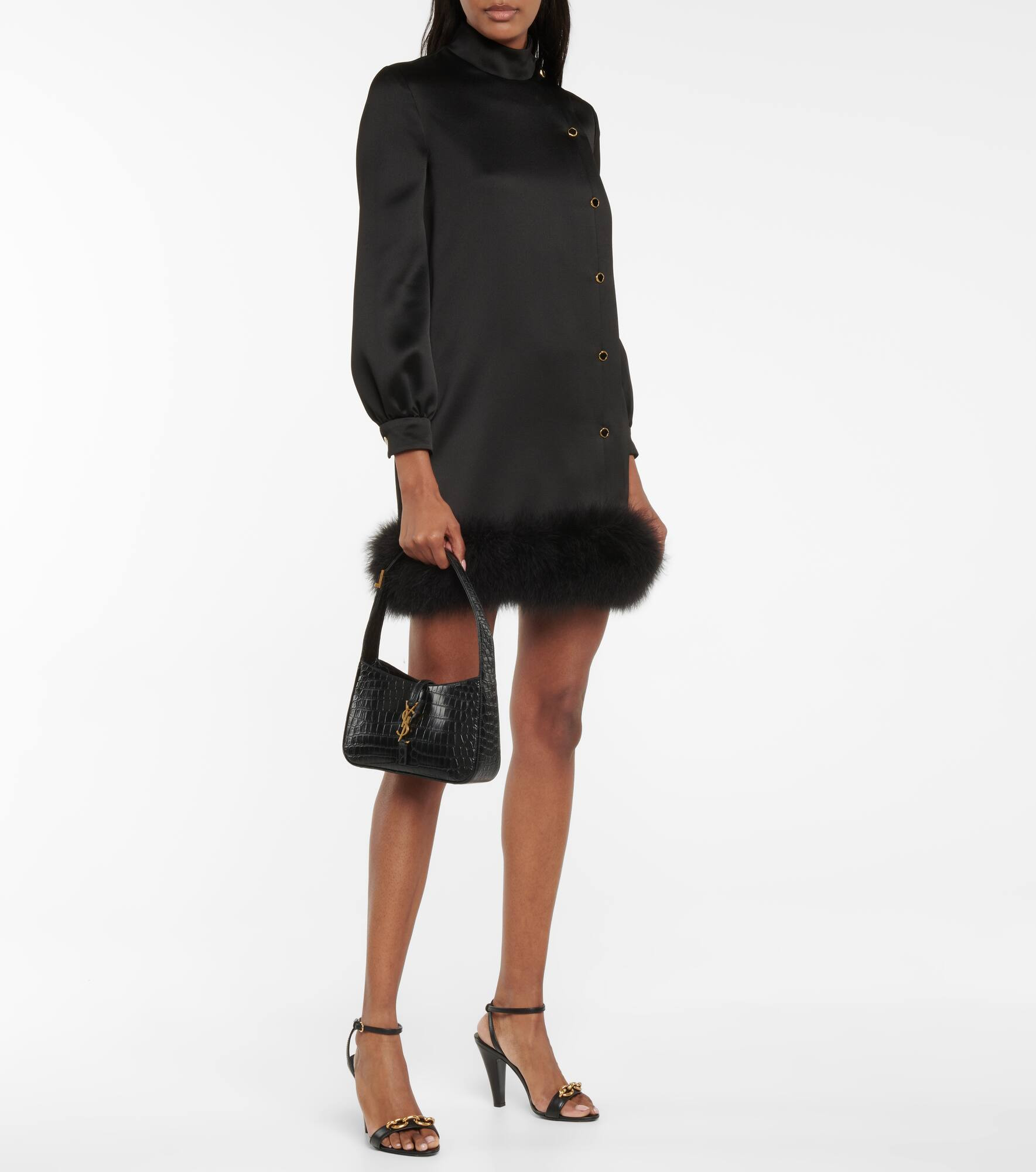 Le 5 à 7 leather shoulder bag - 5