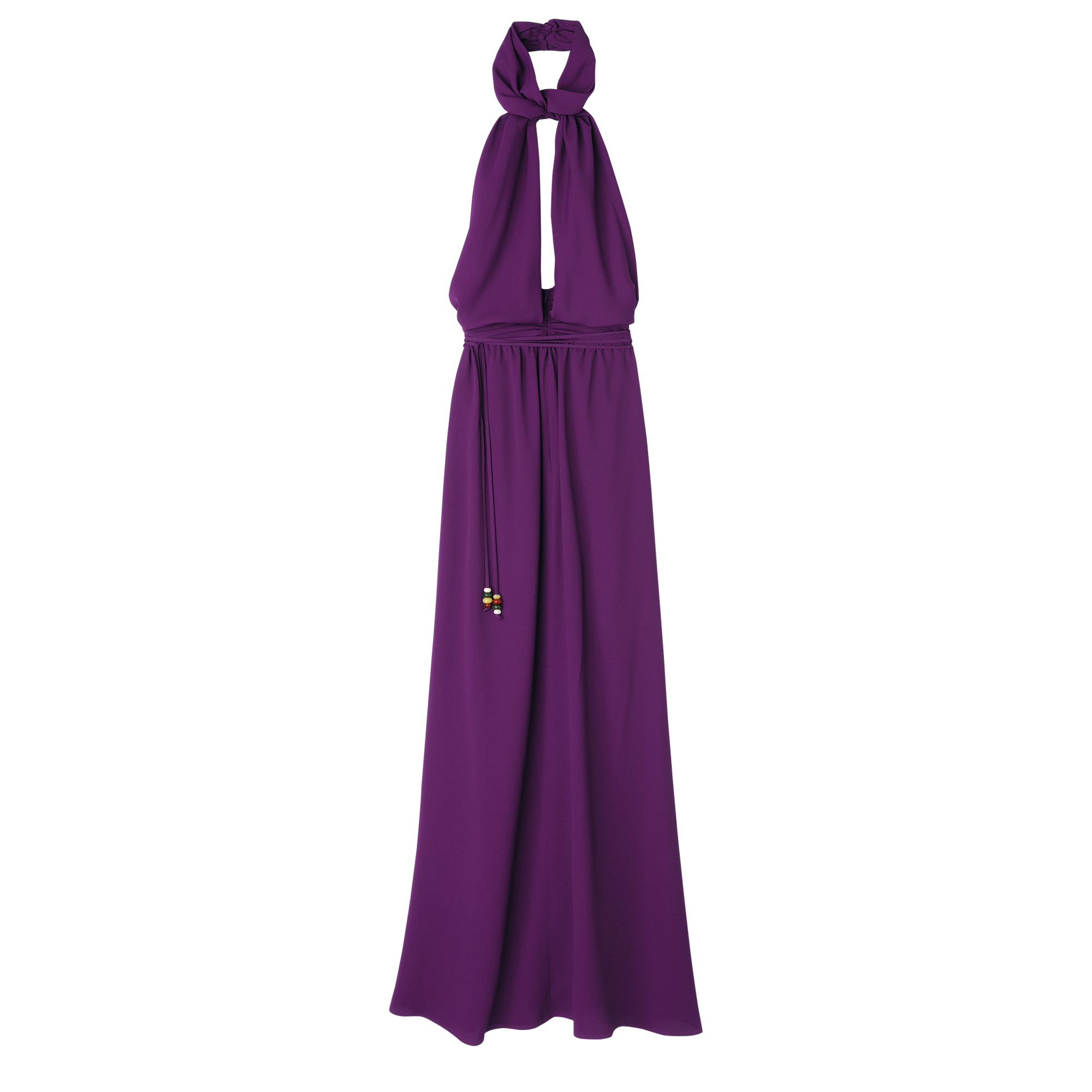 Long dress Violet - Crepe - 1