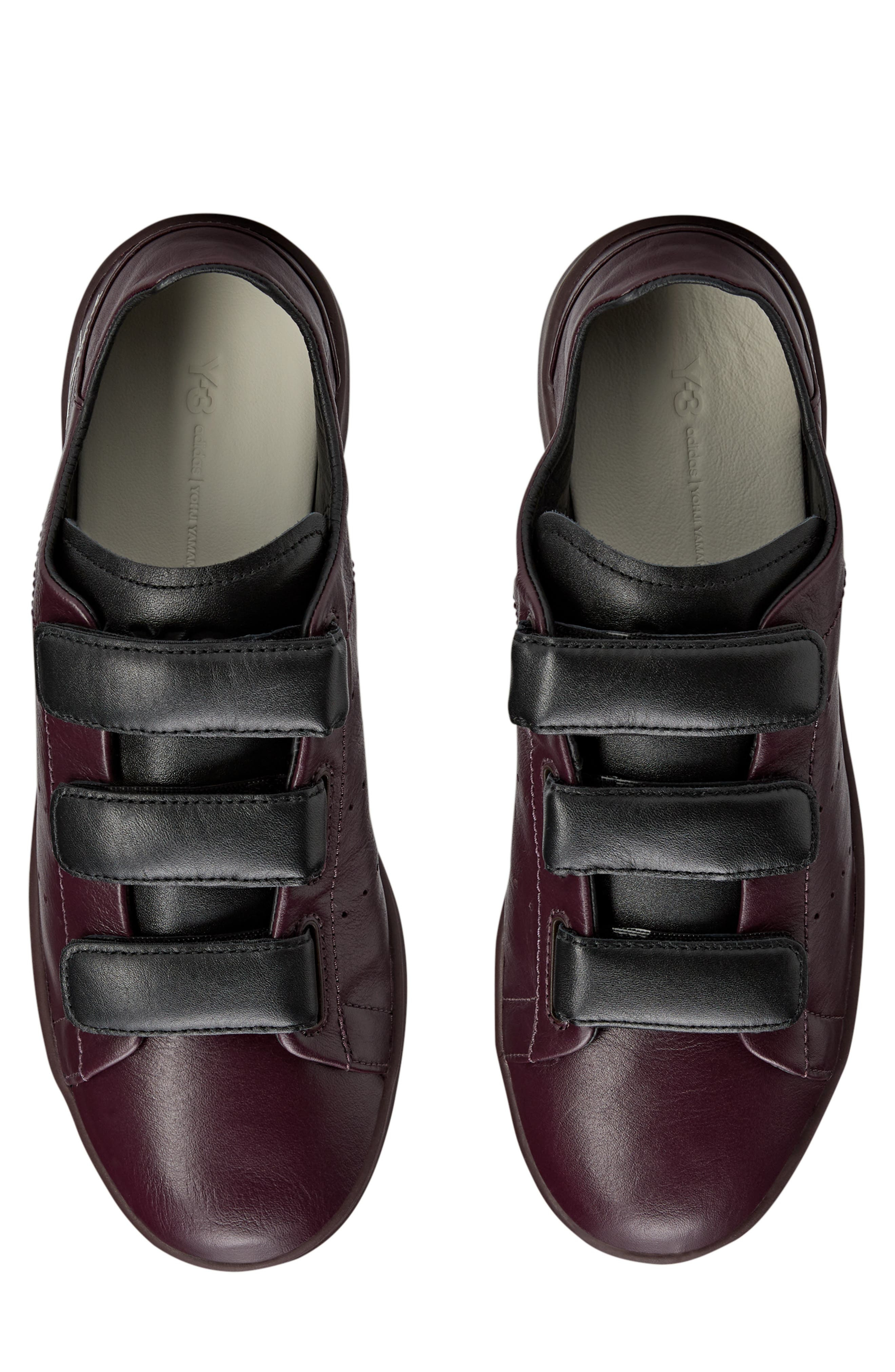 Y-3 Gender Inclusive Stan Smith Sneaker in Shadow Maroon/Black at Nordstrom - 3