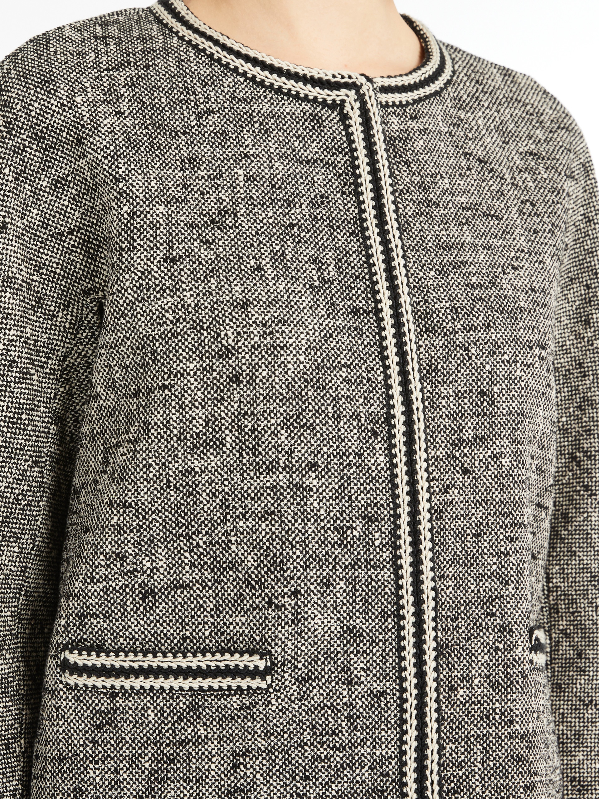 MASTER Stretch cotton crew-neck jacket - 5