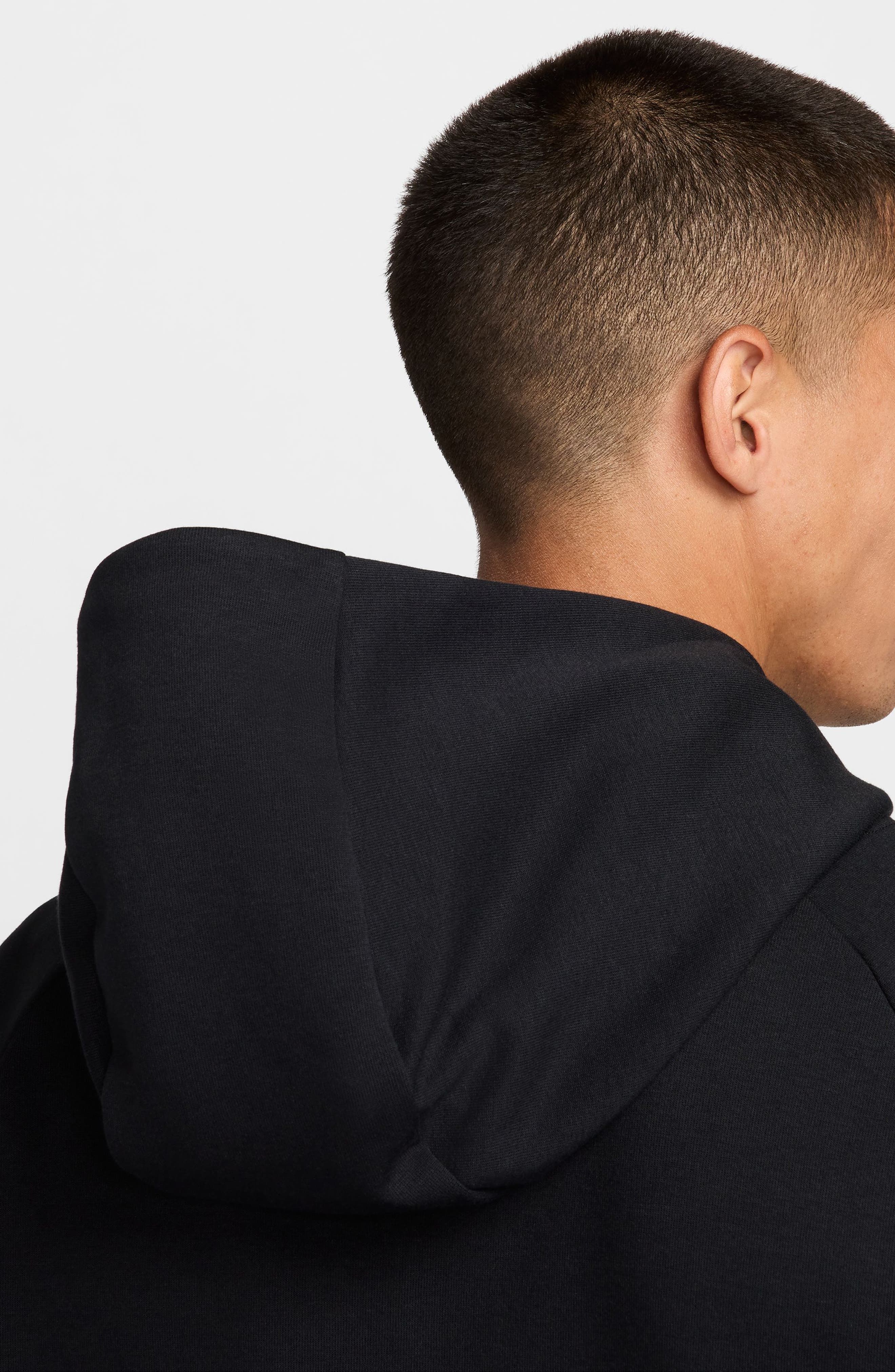 Nike Primary Dri-FIT Hoodie in Black/Black at Nordstrom - 7