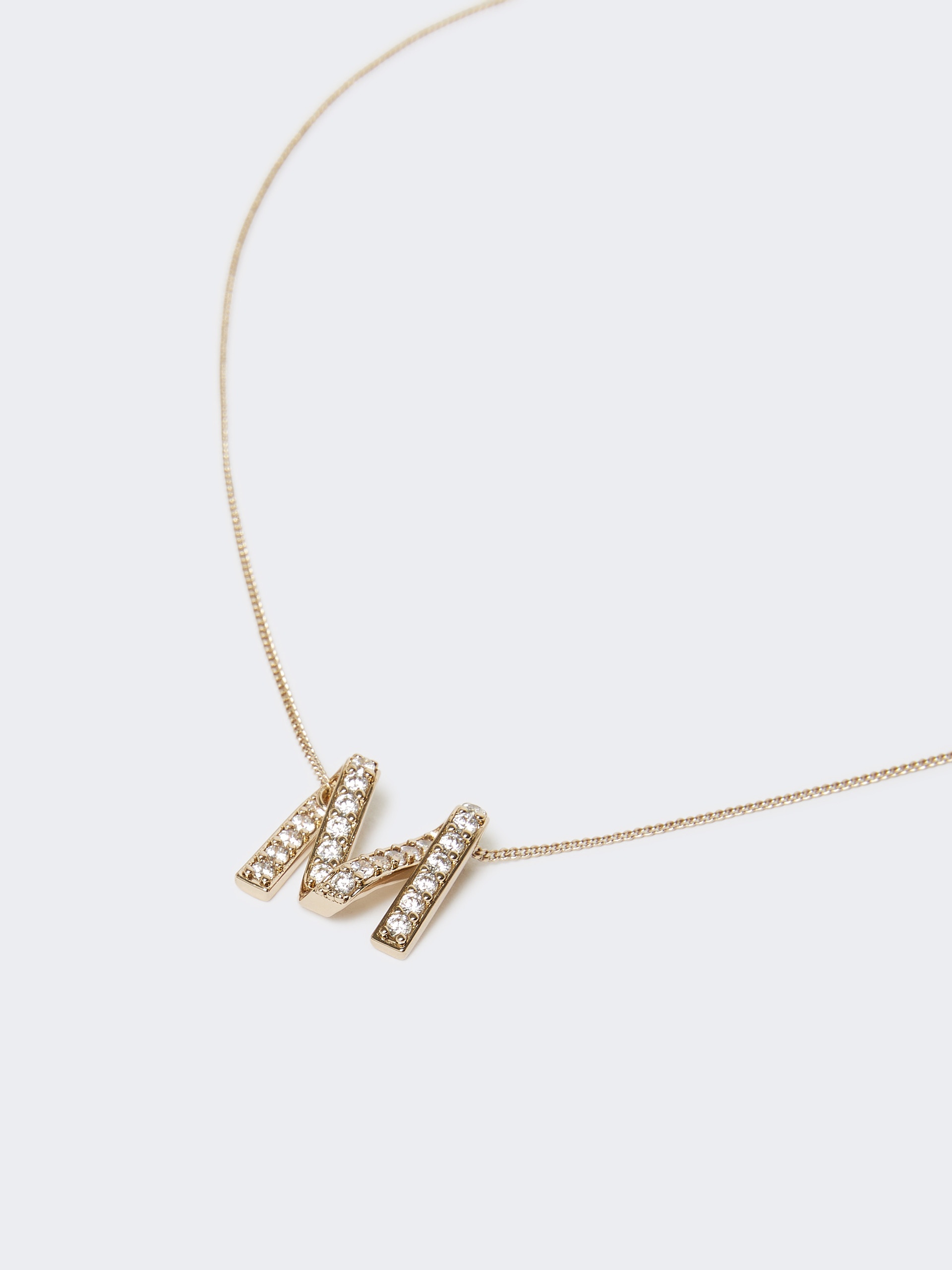 MGROSGRAIN Necklace with M pendant - 2