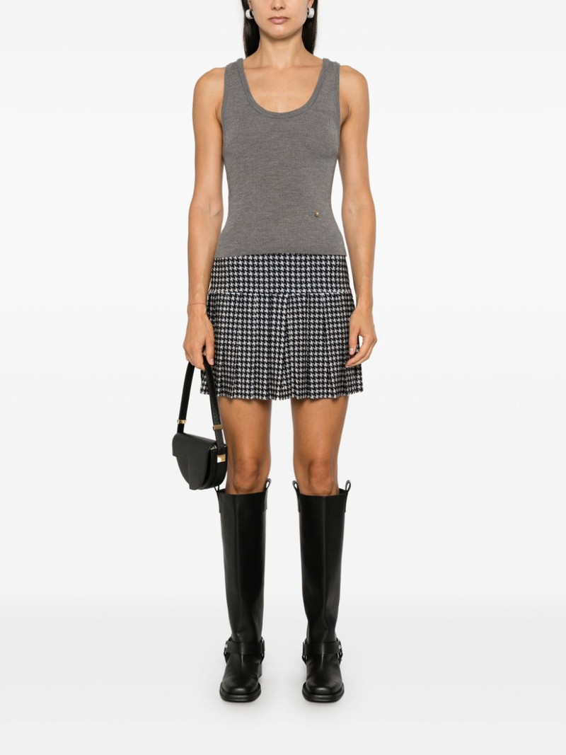 Moschino logo-lettering tank top outlook