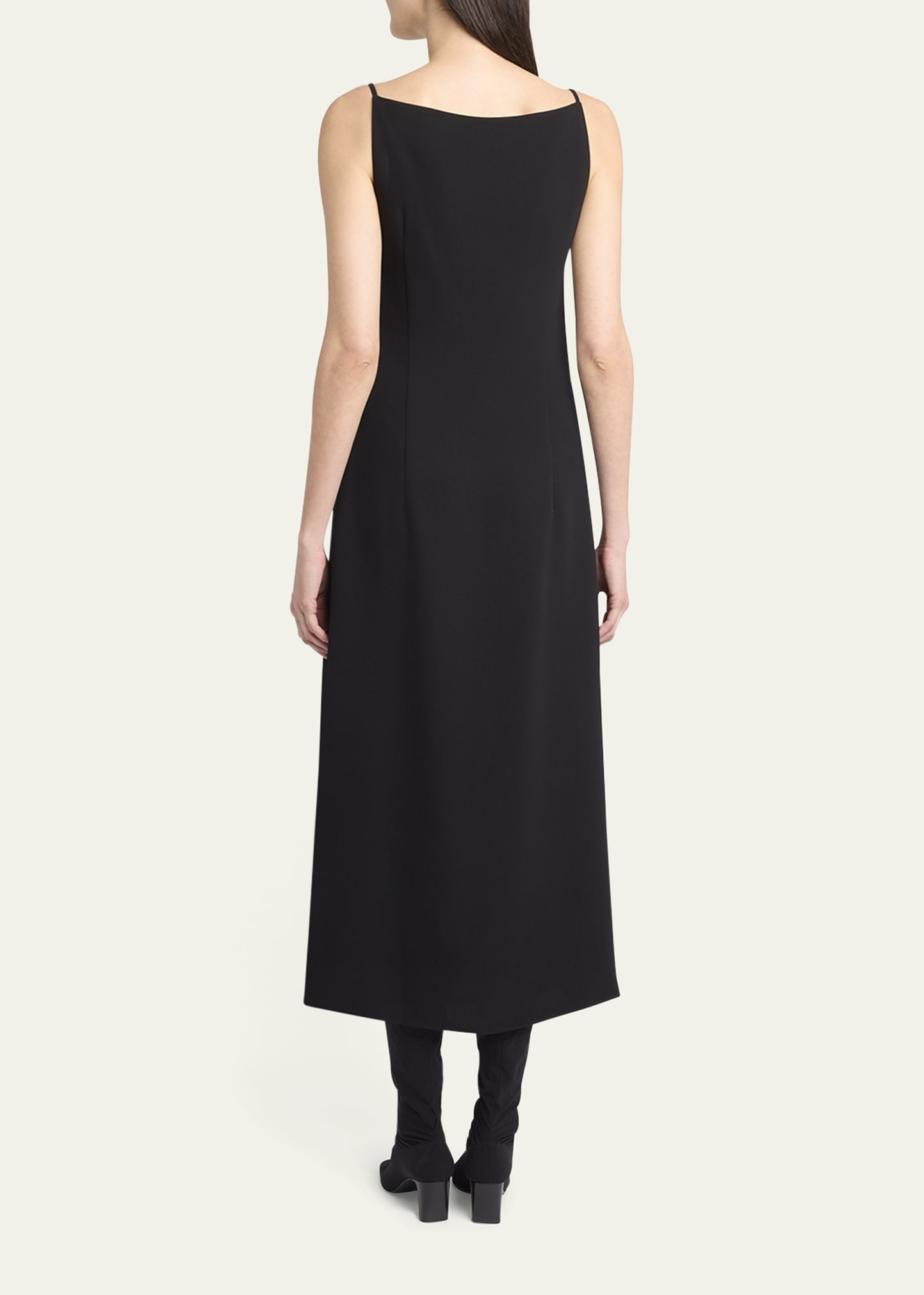 Seraphina High-Neck Sleeveless Midi Dress - 3
