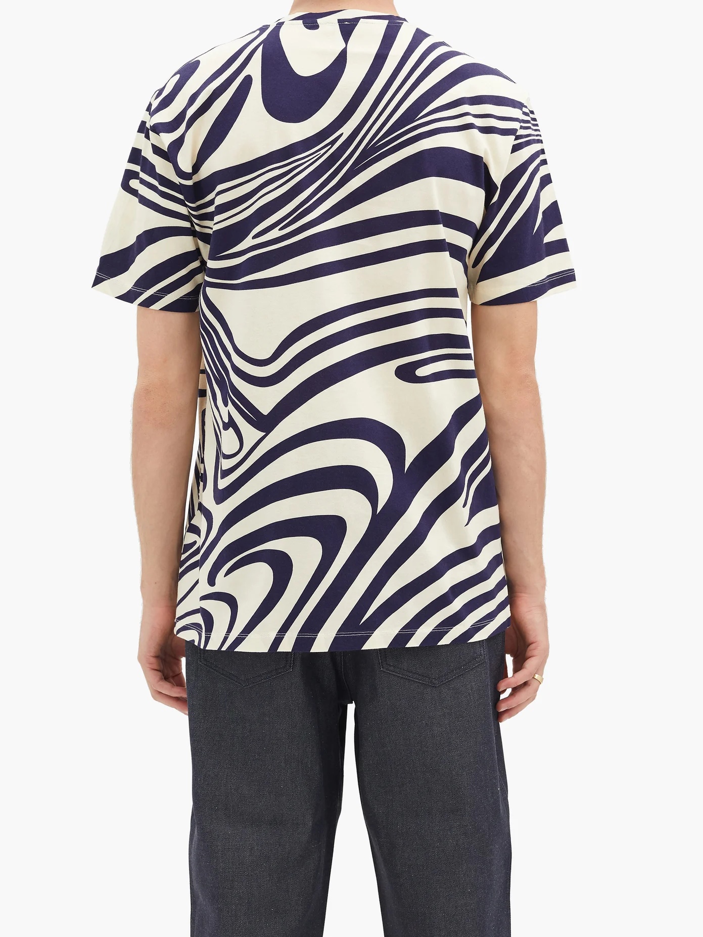 Psychedelic logo-print cotton T-shirt - 5