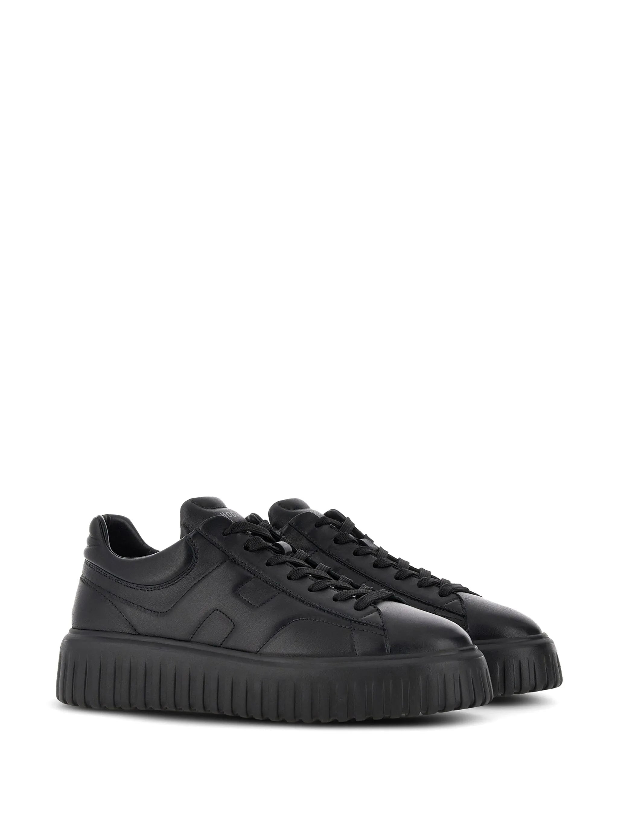 Hogan H-Stripes Leather Sneakers - 4