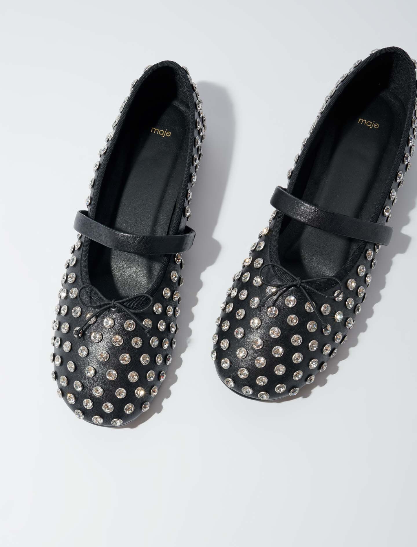 Rhinestone ballerinas - 4