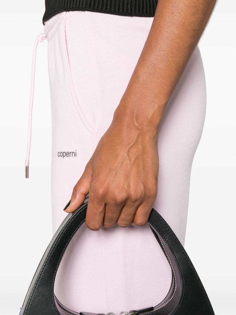 logo-print jersey track pants - 5