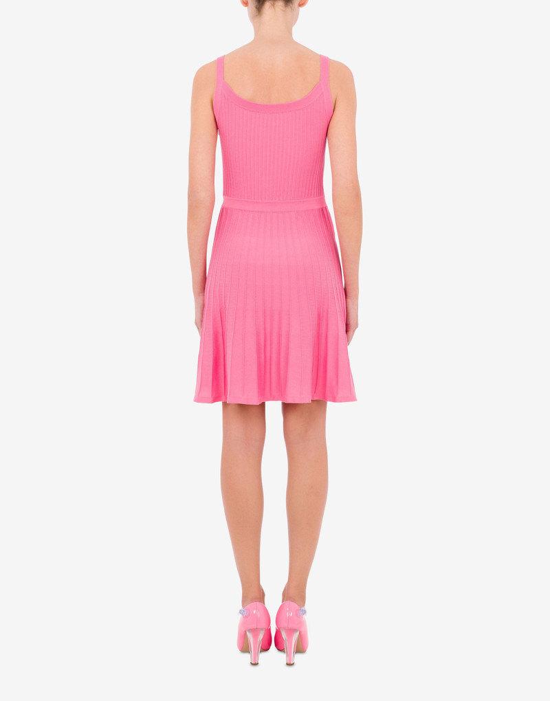 HEART BUTTONS KNITTED DRESS 3