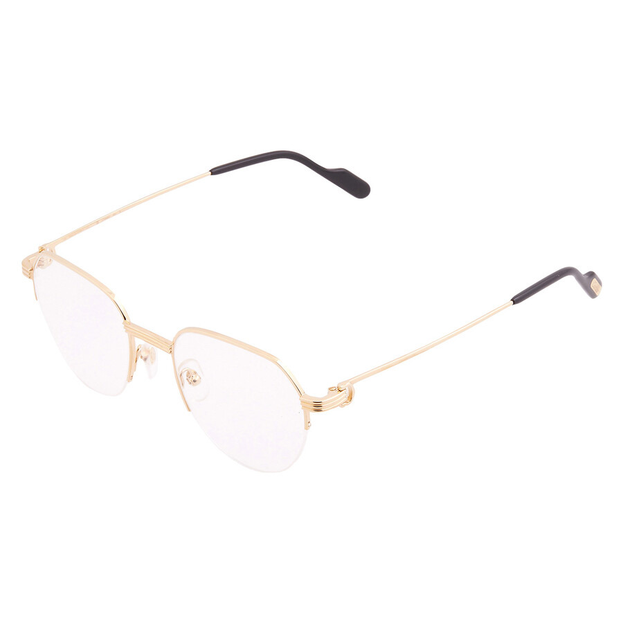 Cartier Demo Round Men's Eyeglasses CT0446O 001 51 - 3