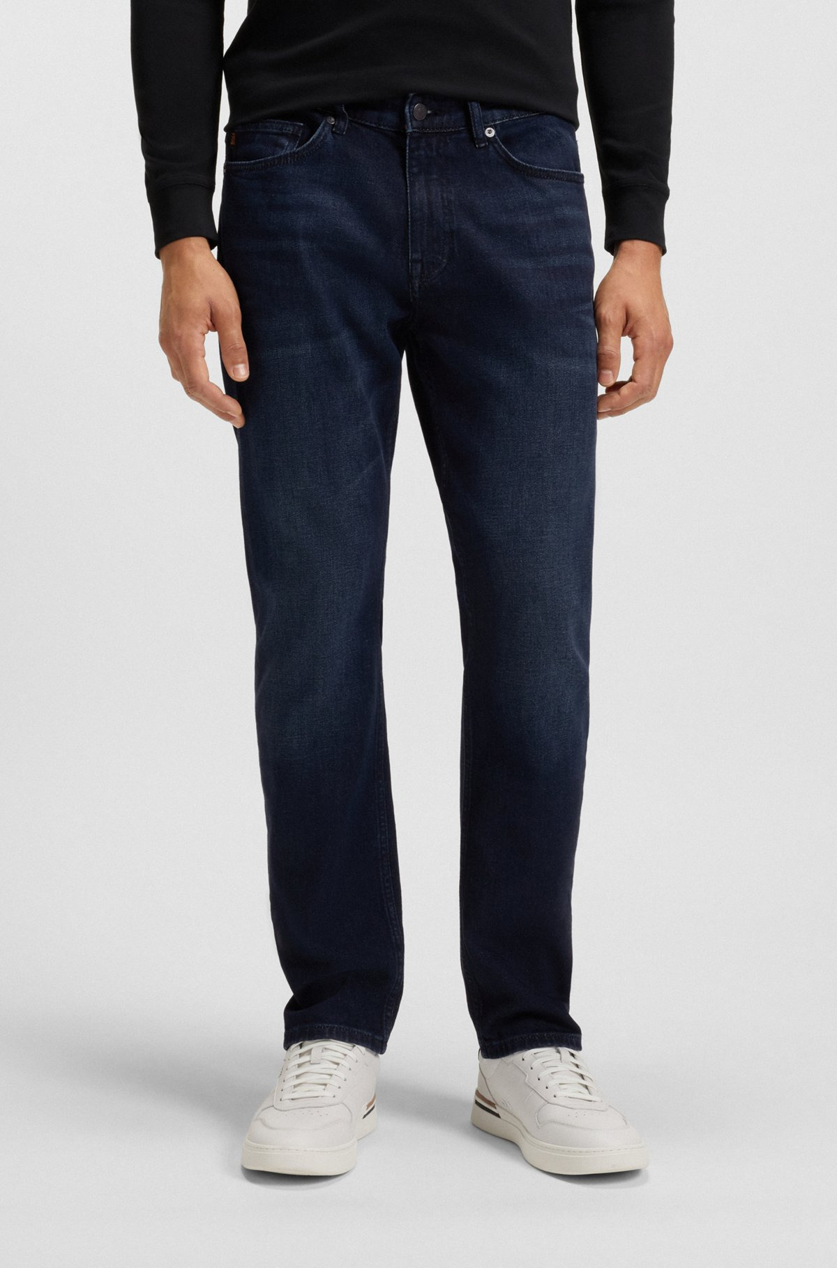 SLIM-FIT JEANS IN BLUE COMFORT-STRETCH DENIM - 2