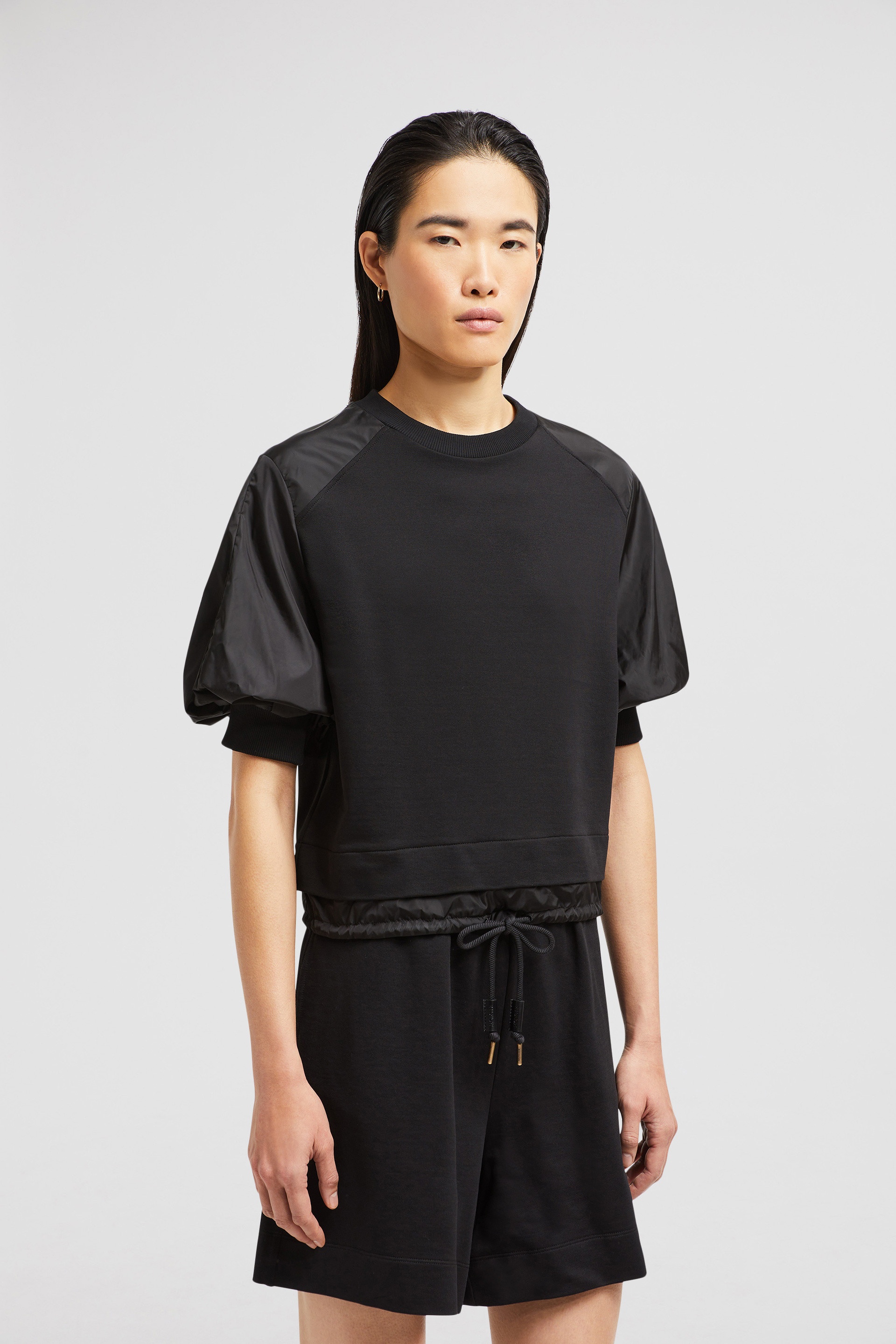 Puff Sleeve Cotton T-Shirt - 3