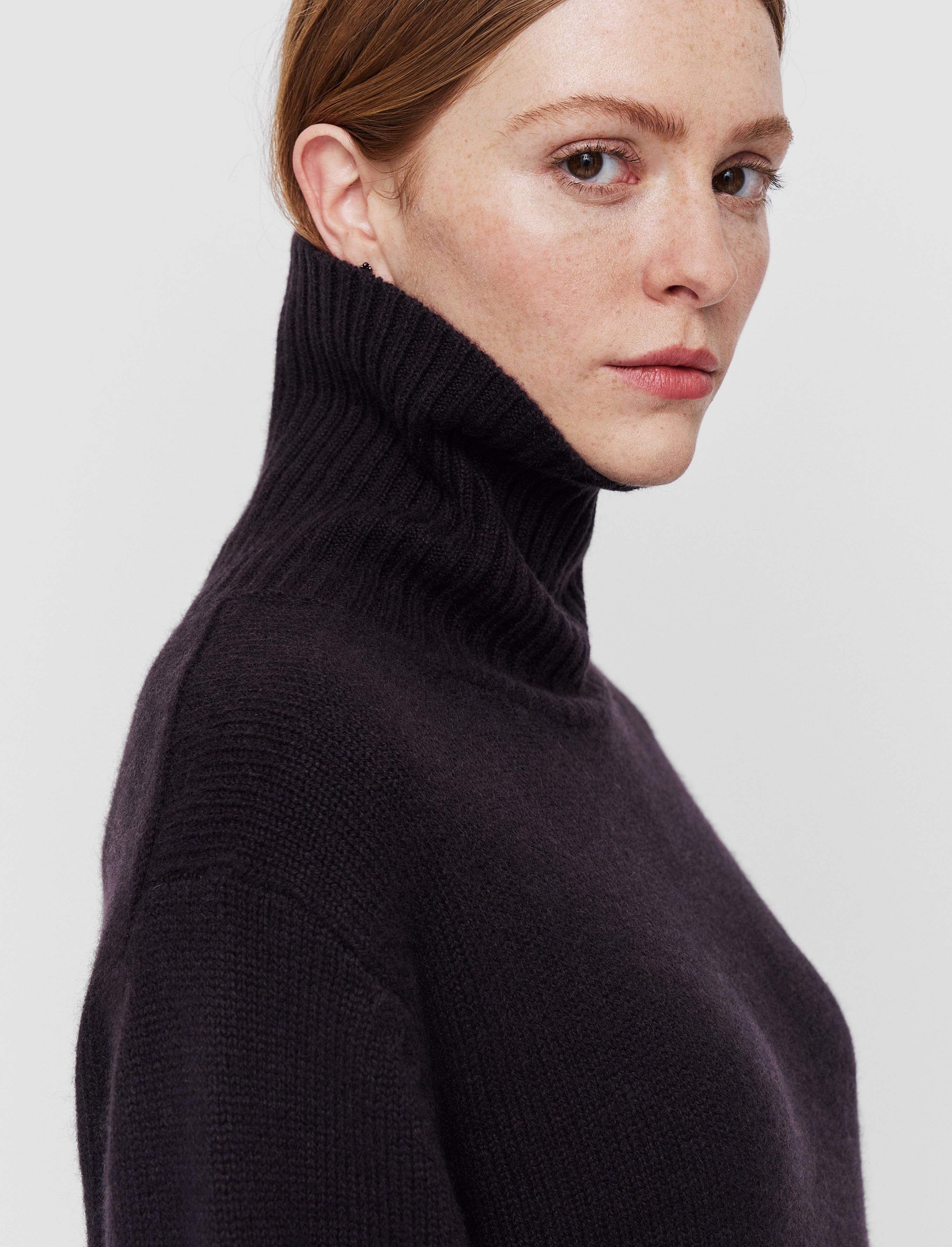 Luxe Cashmere High Neck Jumper - 6