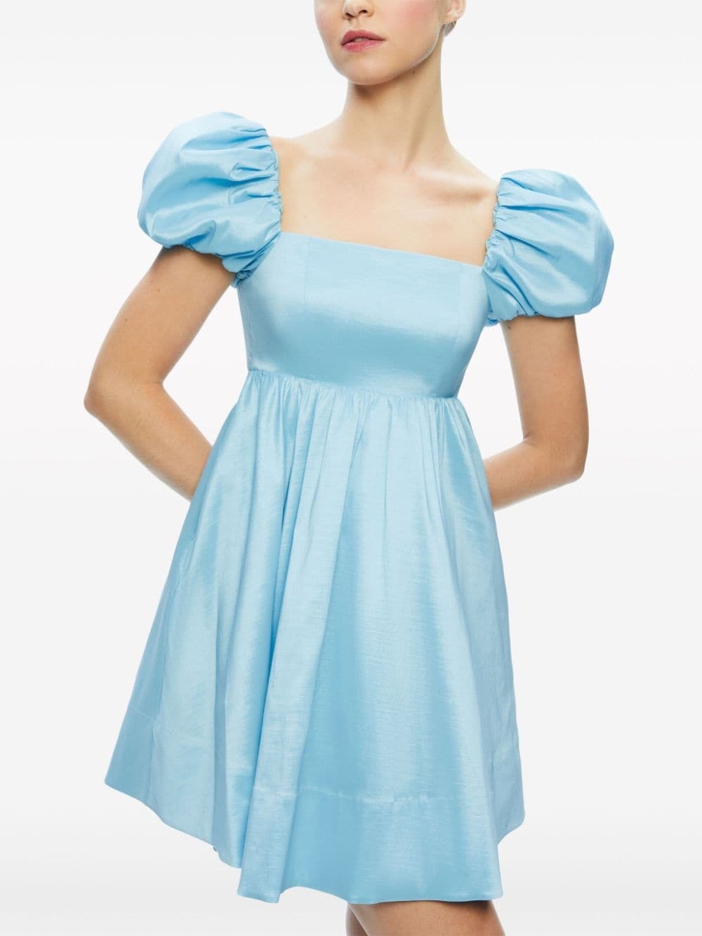 Sharilyn puff-sleeves minidress - 2